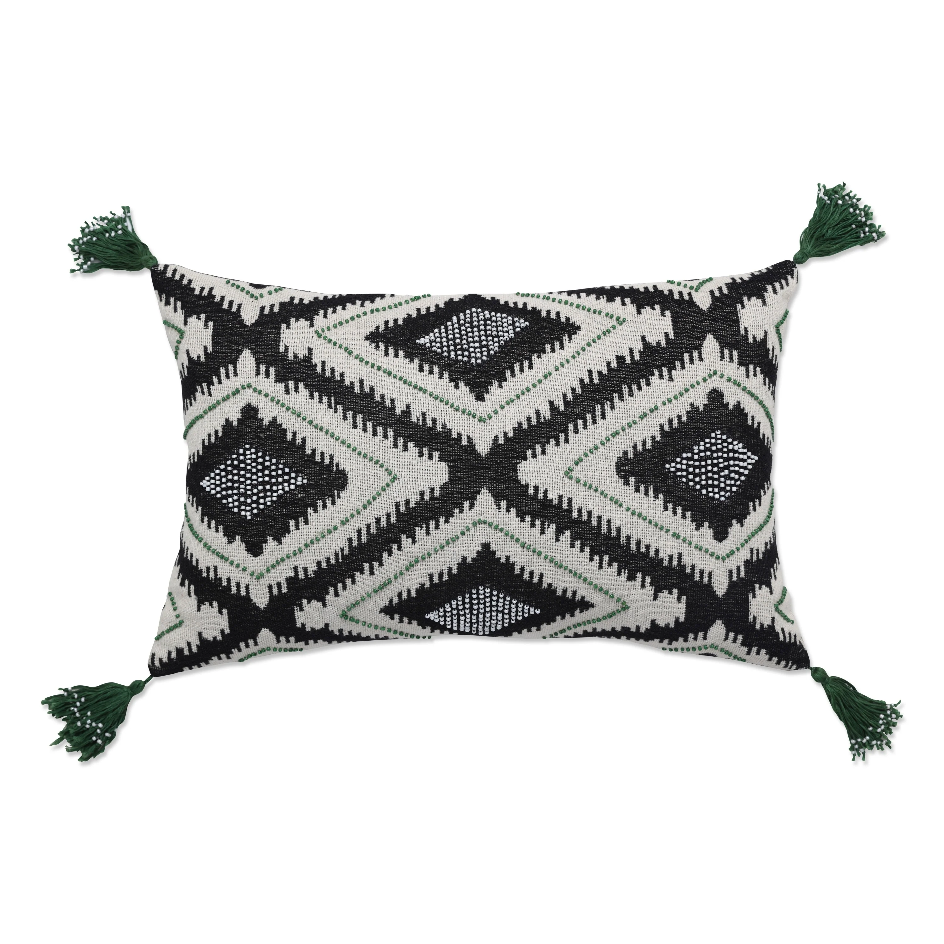 Pillow Perfect Indoor Zambia Rectangular Throw Pillow, 11.5 X 18.5 X 5
