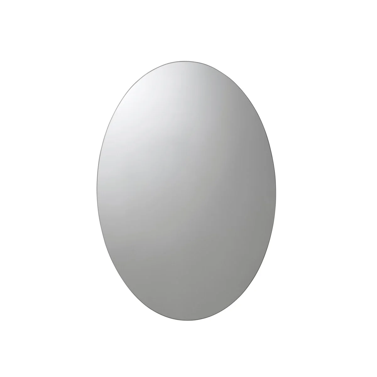 Croydex Surface Mount Tay Oval Stainless Steel Mirror Medicine Cabinet - 18