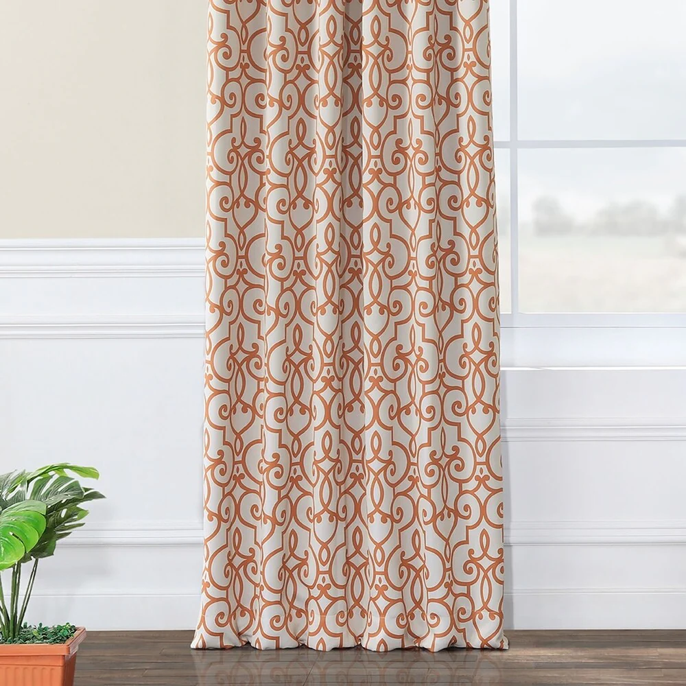 Exclusive Fabrics Nouveau Room Darkening Curtain Panel Pair (2 Panels)