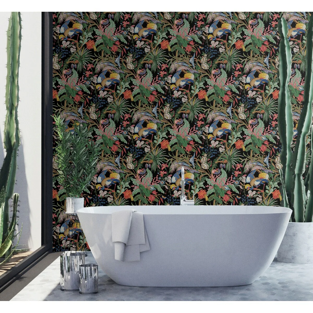 NextWall Tropical Canopy Peel and Stick Wallpaper