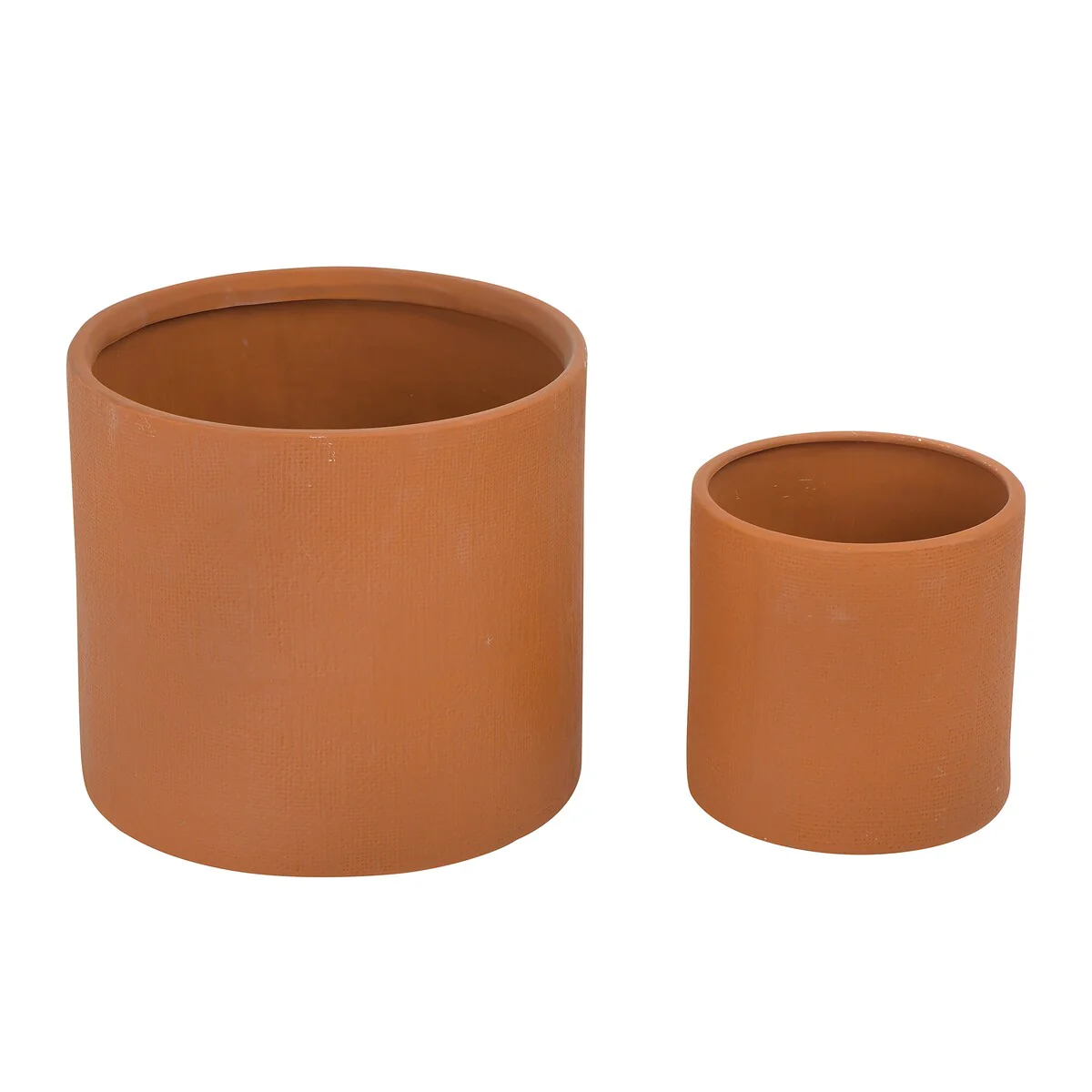 Stoneware Planters, Set of 2