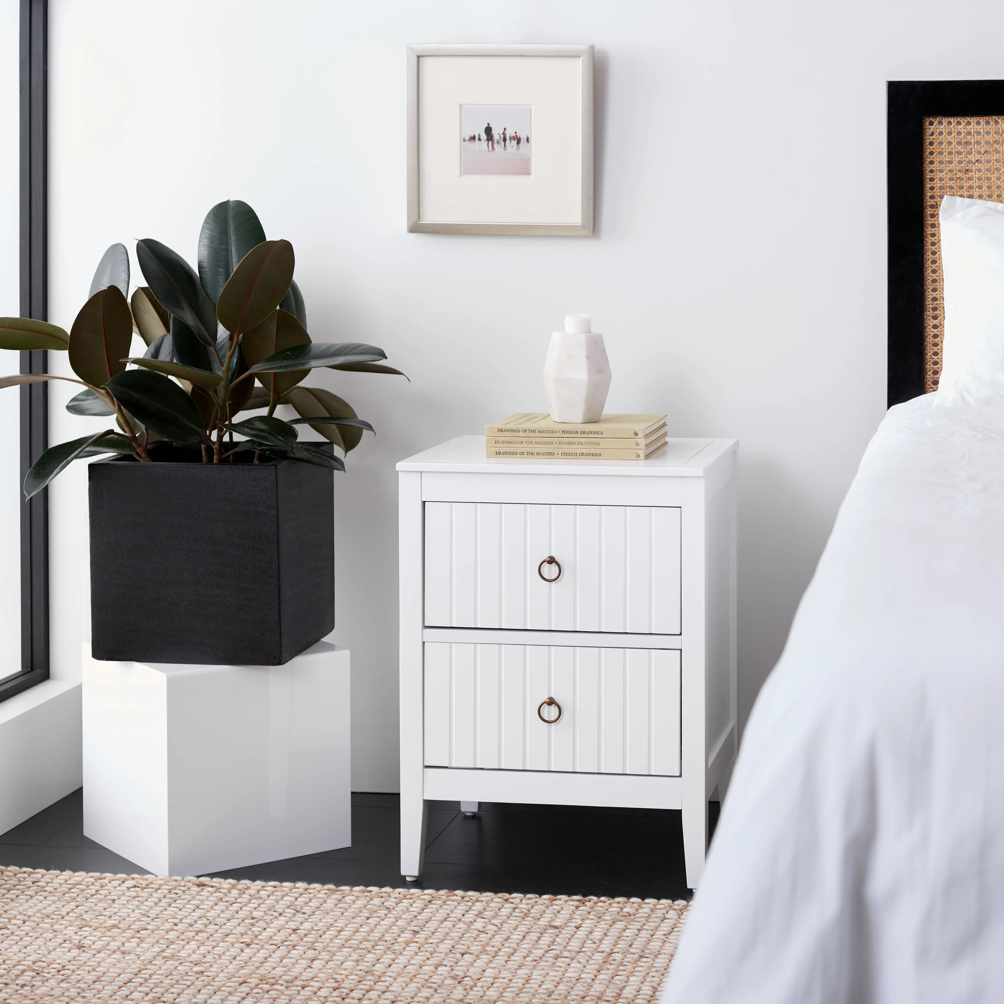 SAFAVIEH Deogilde 2-Drawer Accent Table Nightstand