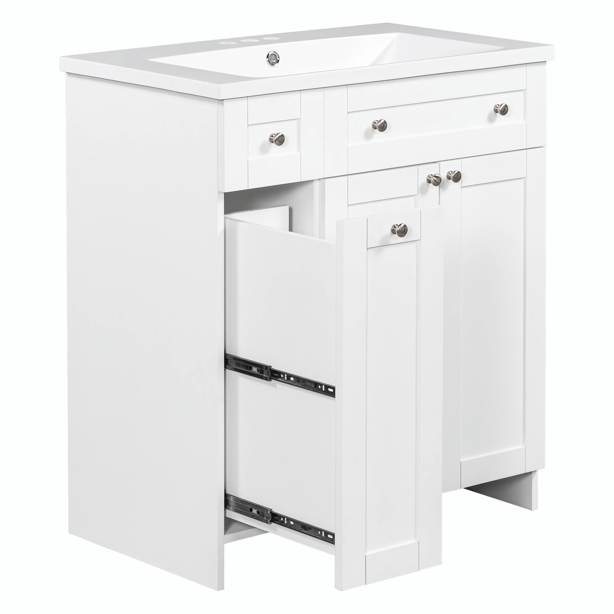 30-Inch Bathroom Vanity with Ceramic Sink Combo