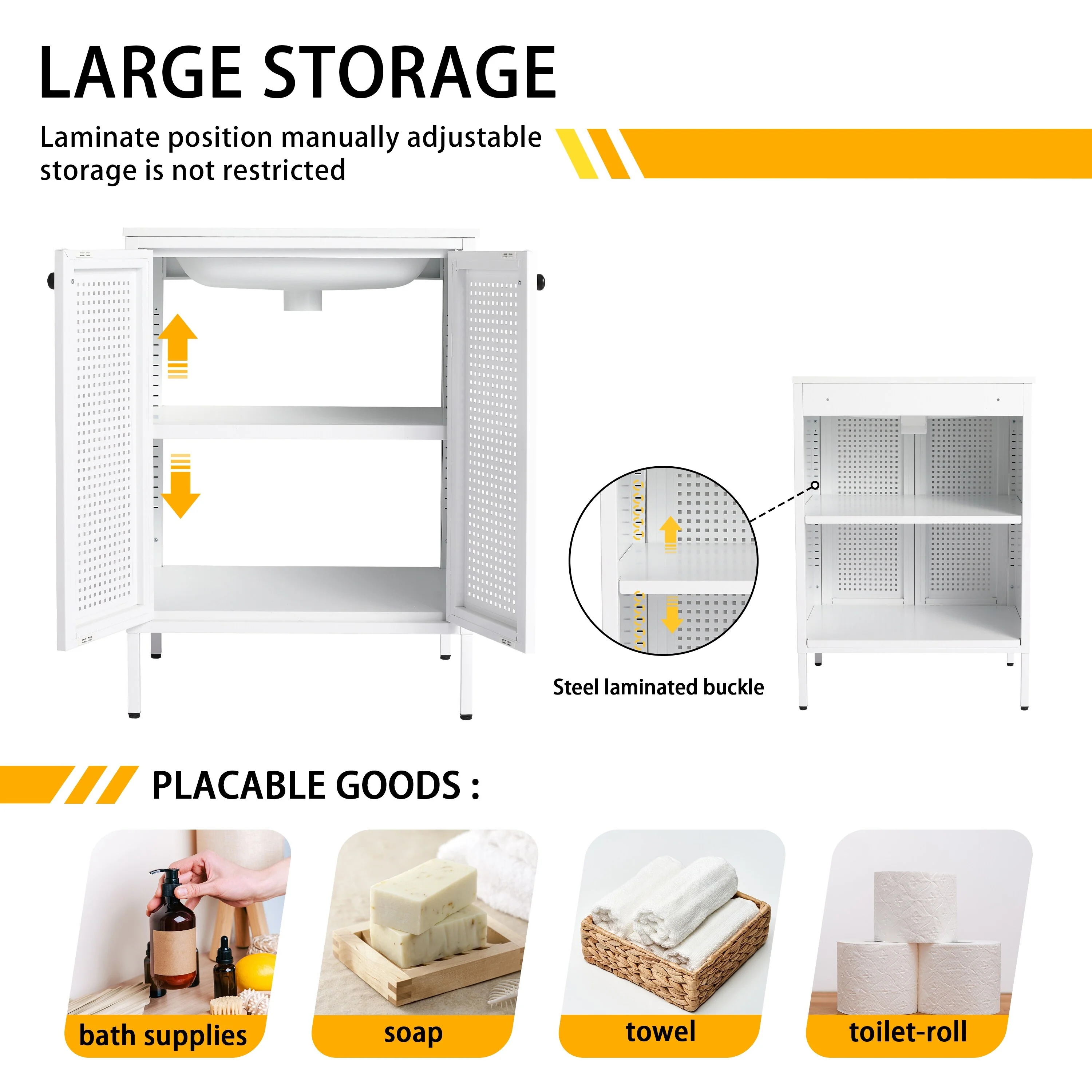 Bathroom Vanity With Sink In 30 Inch, Freestanding Bathroom Vanity With Soft Close Door