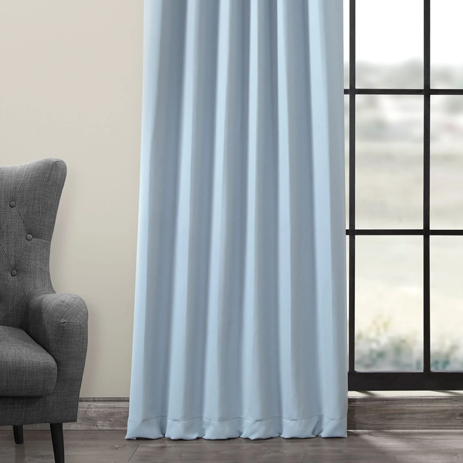 Exclusive Fabrics Room Darkening 120-inch Curtain Panel Pair (2 Panels)