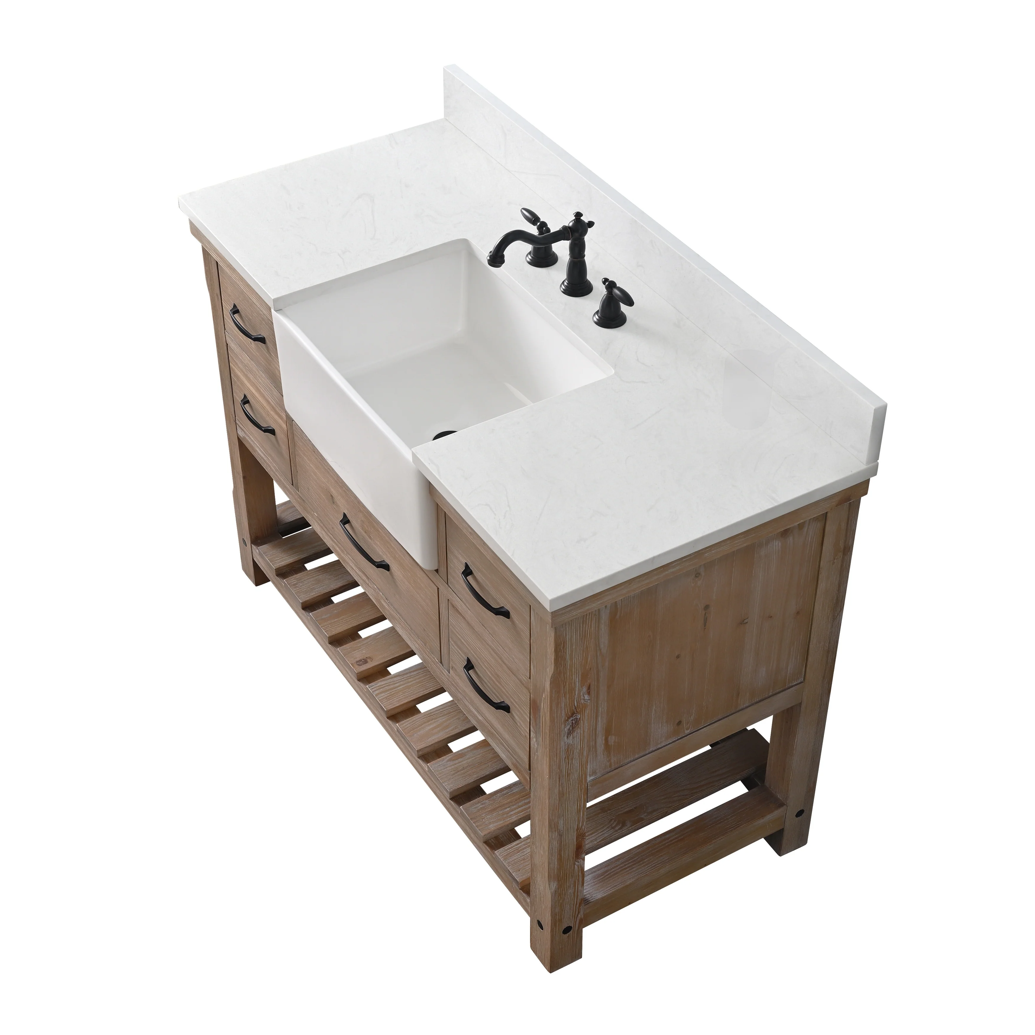 Sudio Design Bathroom Vanity Wesley Weathered Collection.