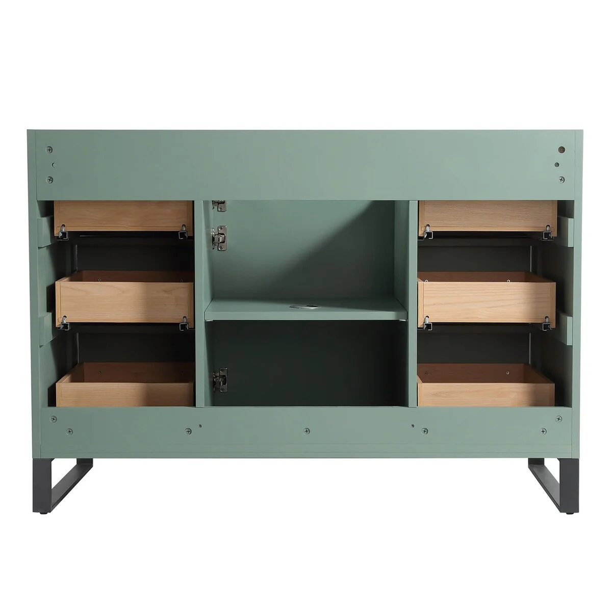 Fine Fixtures Opulence Collection Bathroom Vanity with White Ceramic Sink