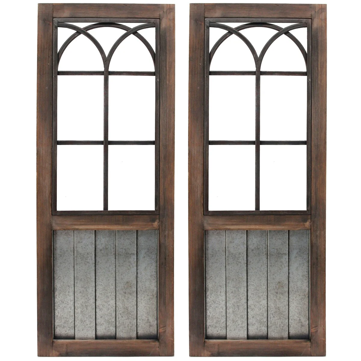 FirsTime & Co. Willow Farmhouse Window Wall Plaque Set
