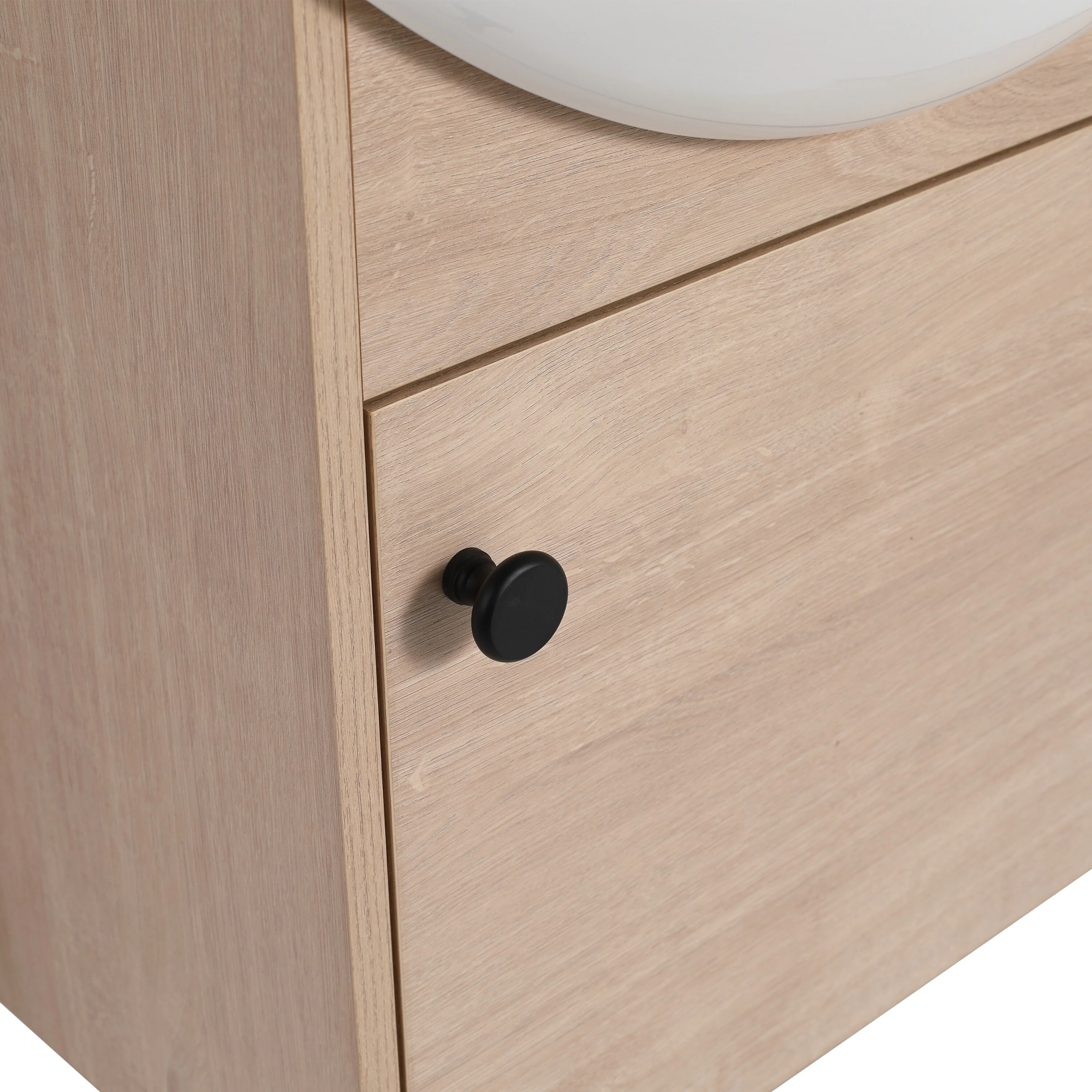 BNK 16/18/23 inch Freestanding/Floating Bathroom Vanity with Single Sink,Powder Room Vanity with Soft Close Door
