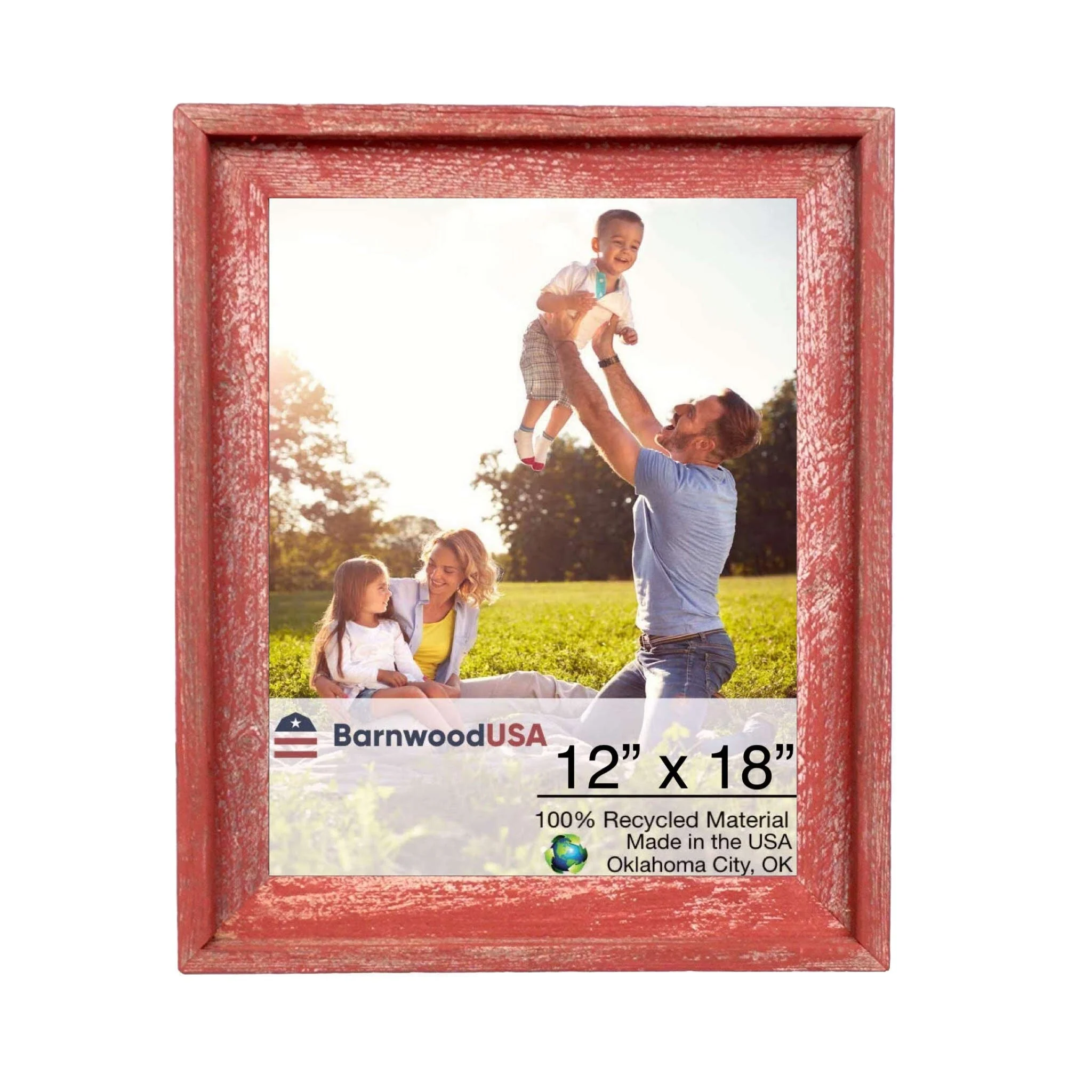 BarnwoodUSA Rustic Farmhouse Signature Wood Picture Frame