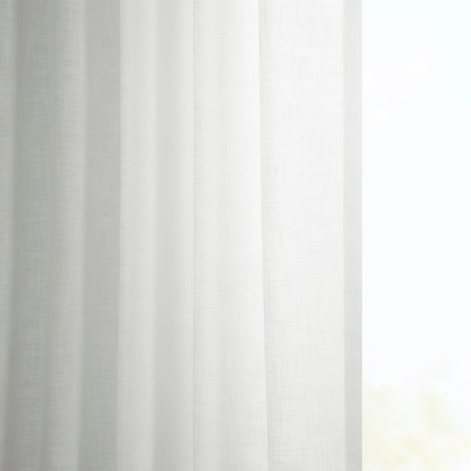 Exclusive Fabrics Classic Faux Linen Curtain (1 Panel)