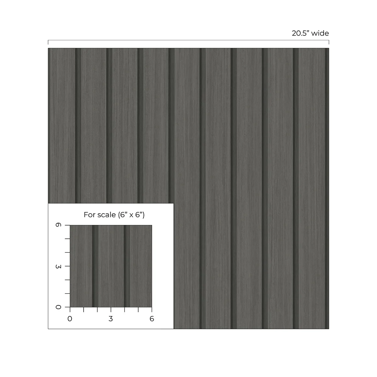 Stacy Garcia Home Faux Wooden Slats Peel and Stick Wallpaper