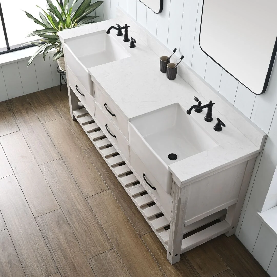 Sudio Design Bathroom Vanity Wesley Weathered Collection.