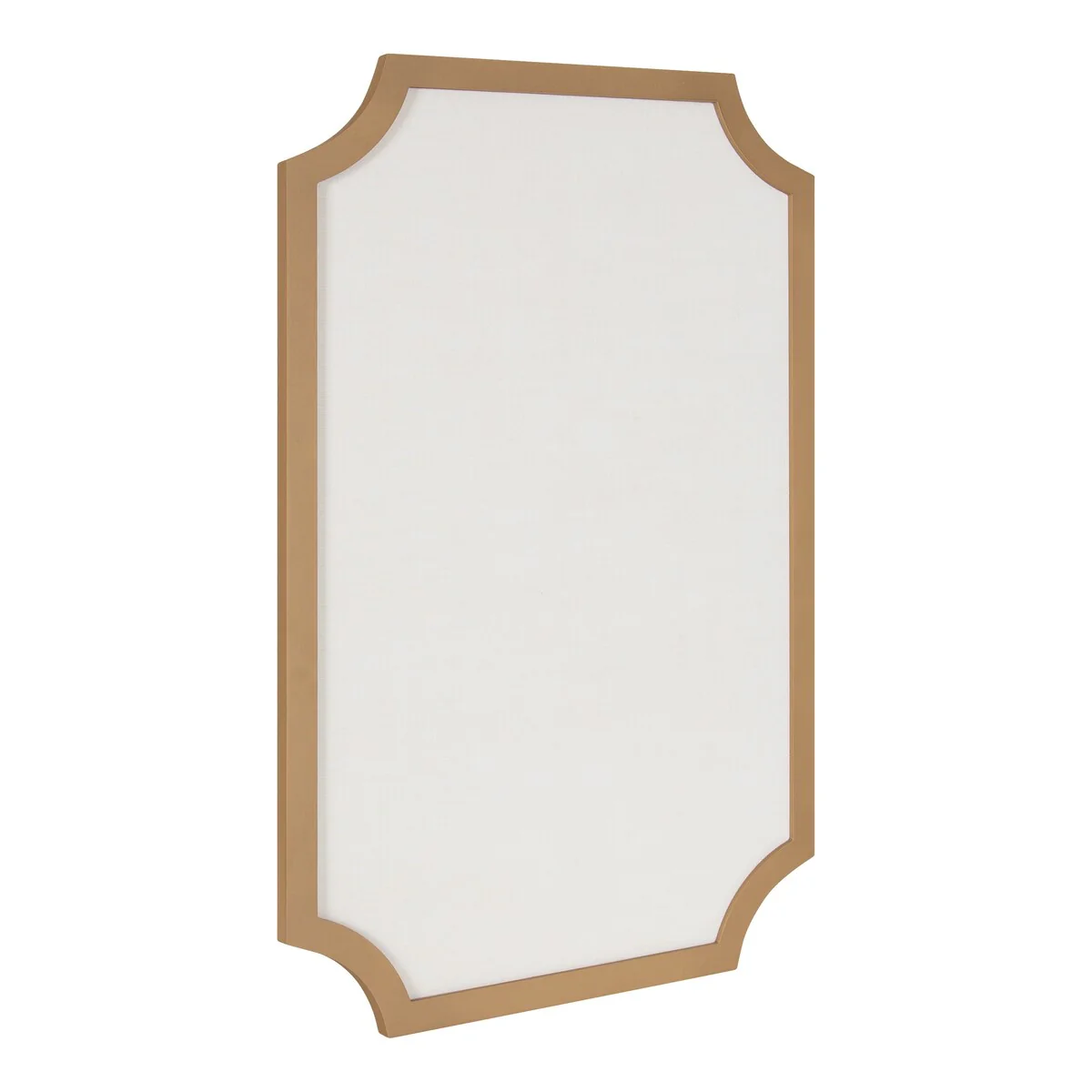 Kate and Laurel Holbrook Scalloped Rectangle Framed Pinboard - 24x36