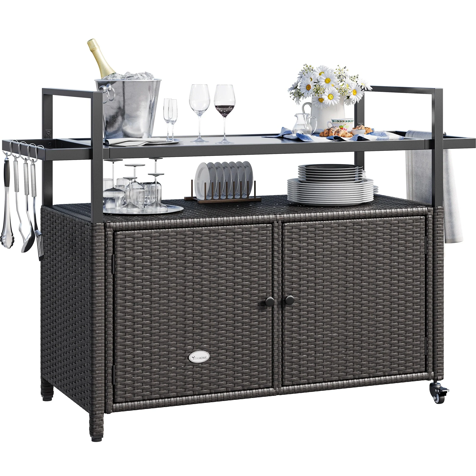 Moasis Wicker Bar Set