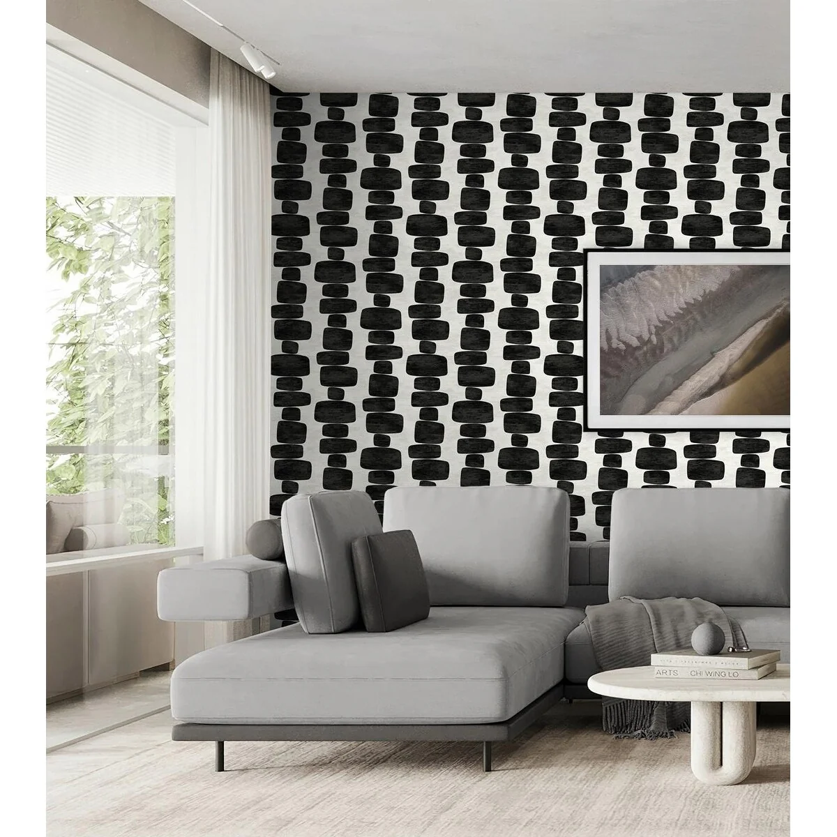 Stacy Garcia Home Stripe Block Geometric Peel and Stick Wallpaper