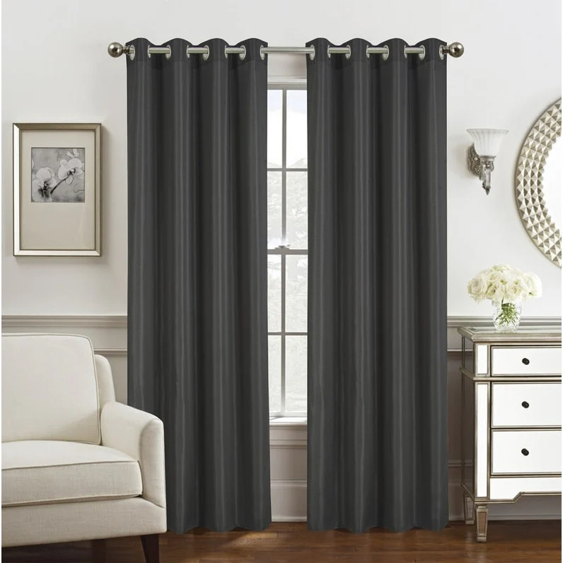 Gilbert Solid Single Grommet Curtain Panel 84