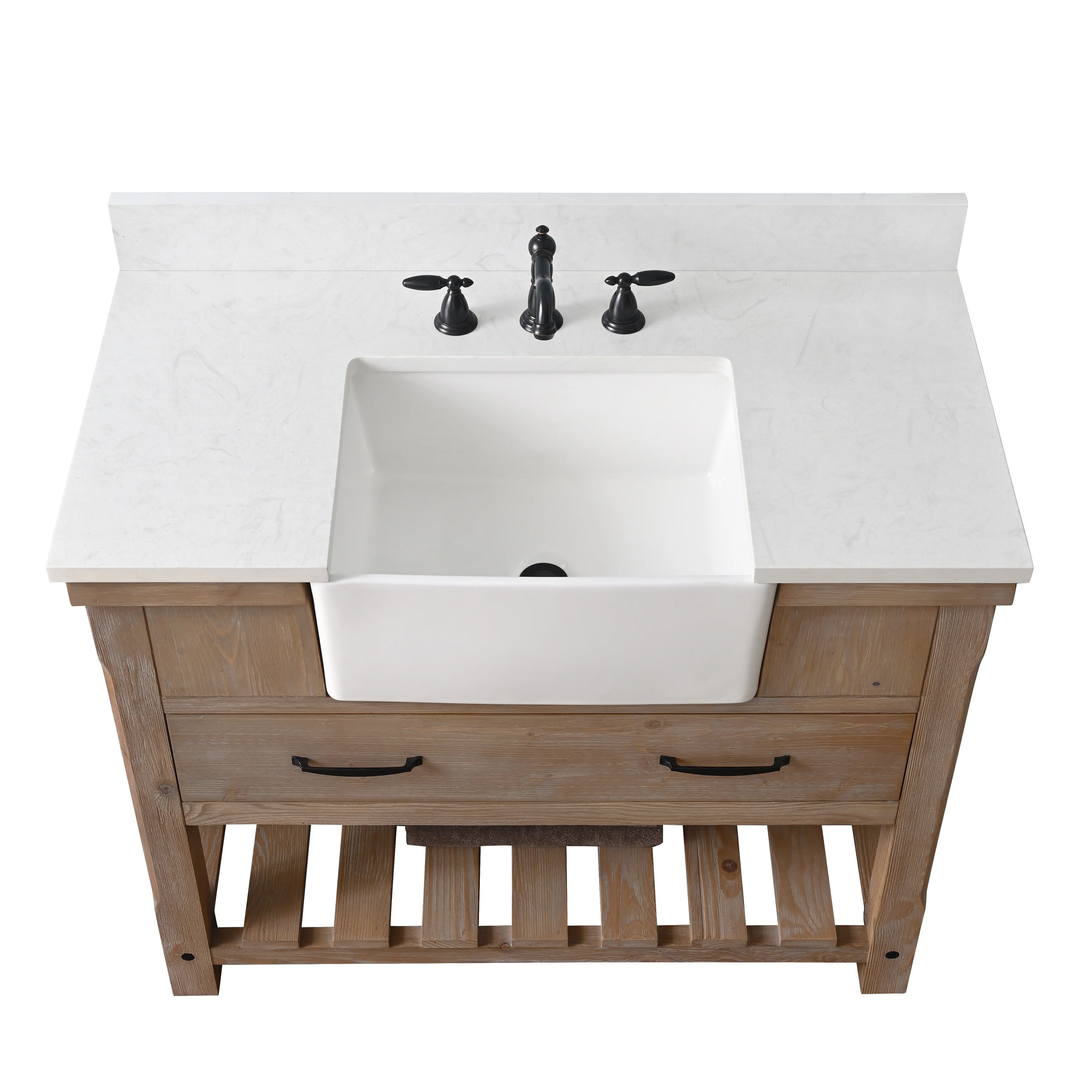 Sudio Design Bathroom Vanity Wesley Weathered Collection.