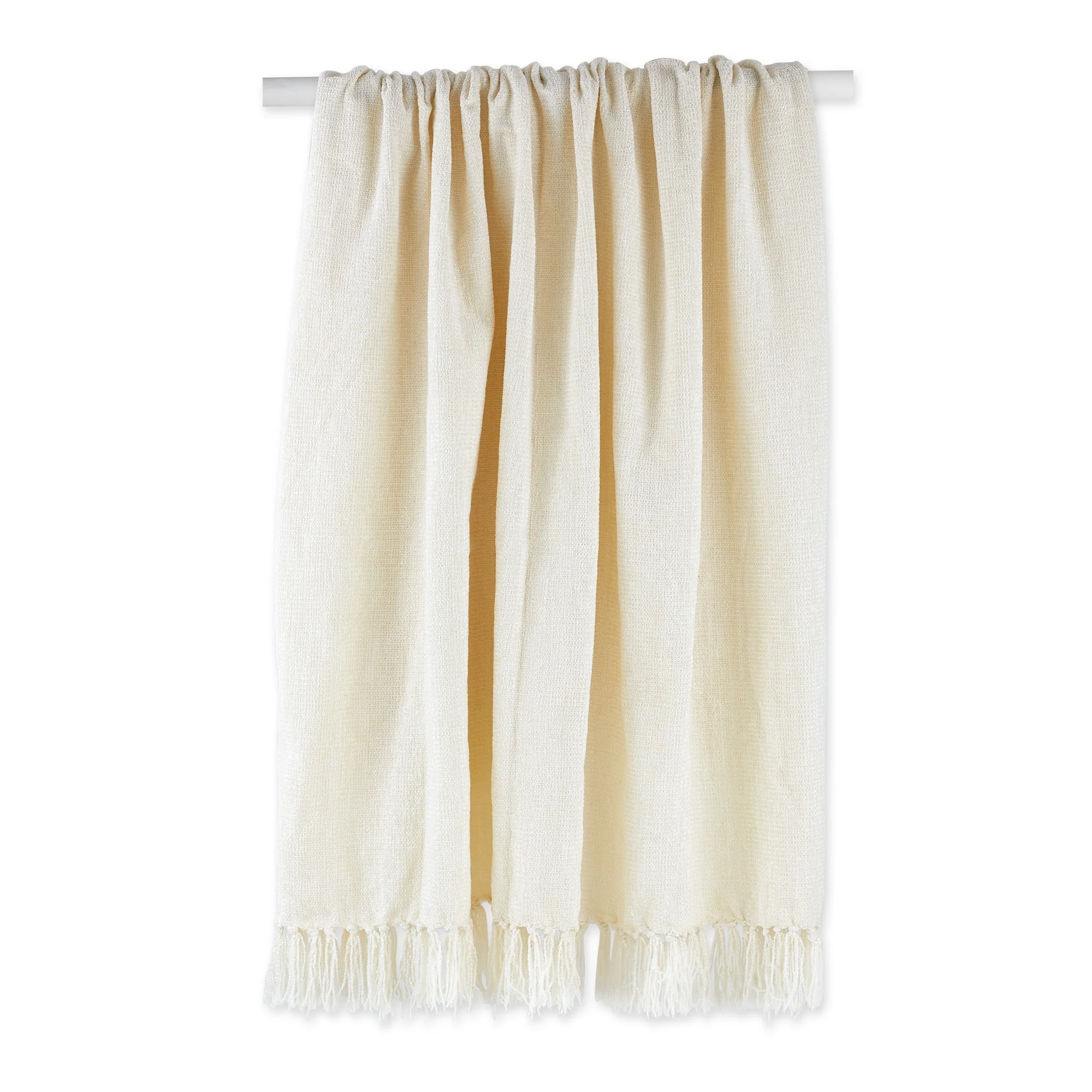 DII Soft Denim Blue Chenille Throw
