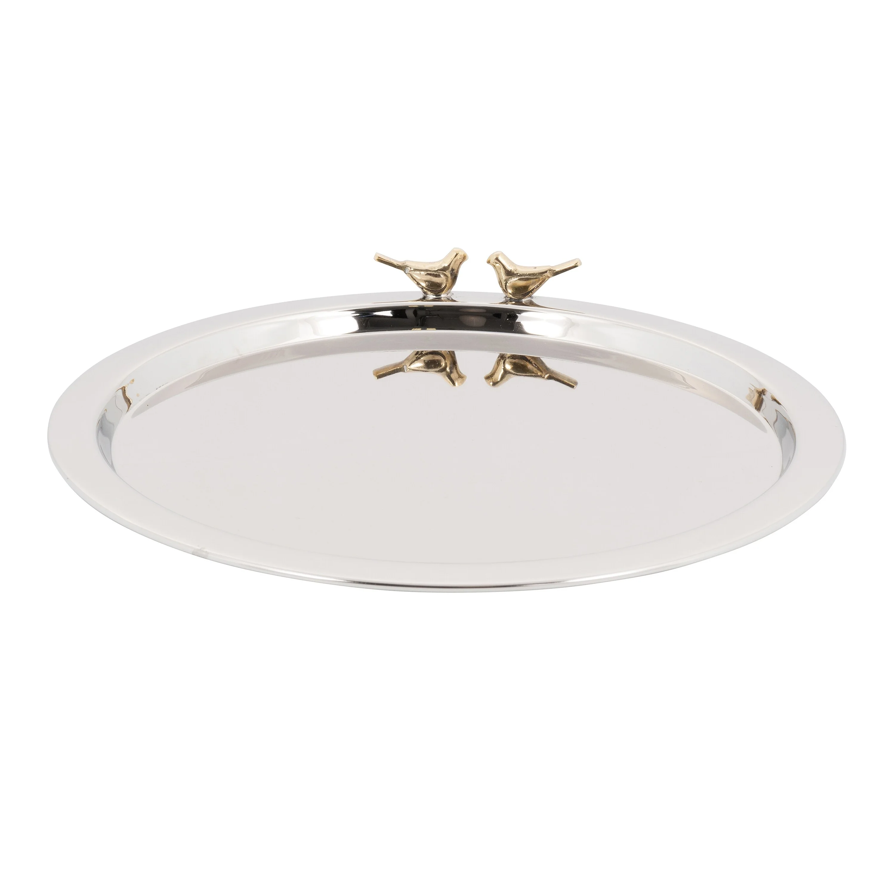Jiallo Love Birds Round Tray 14 inch diameter
