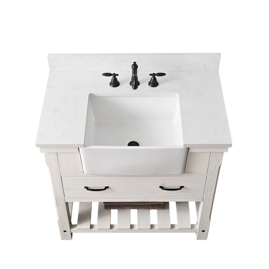 Sudio Design Bathroom Vanity Wesley Weathered Collection.