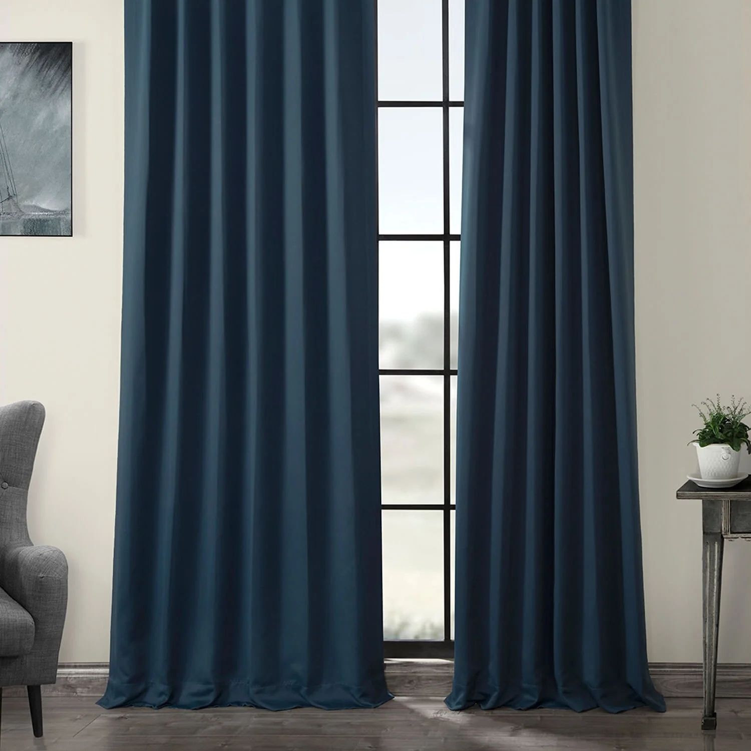 Exclusive Fabrics Room Darkening Curtain Panel Pair (2 Panels)