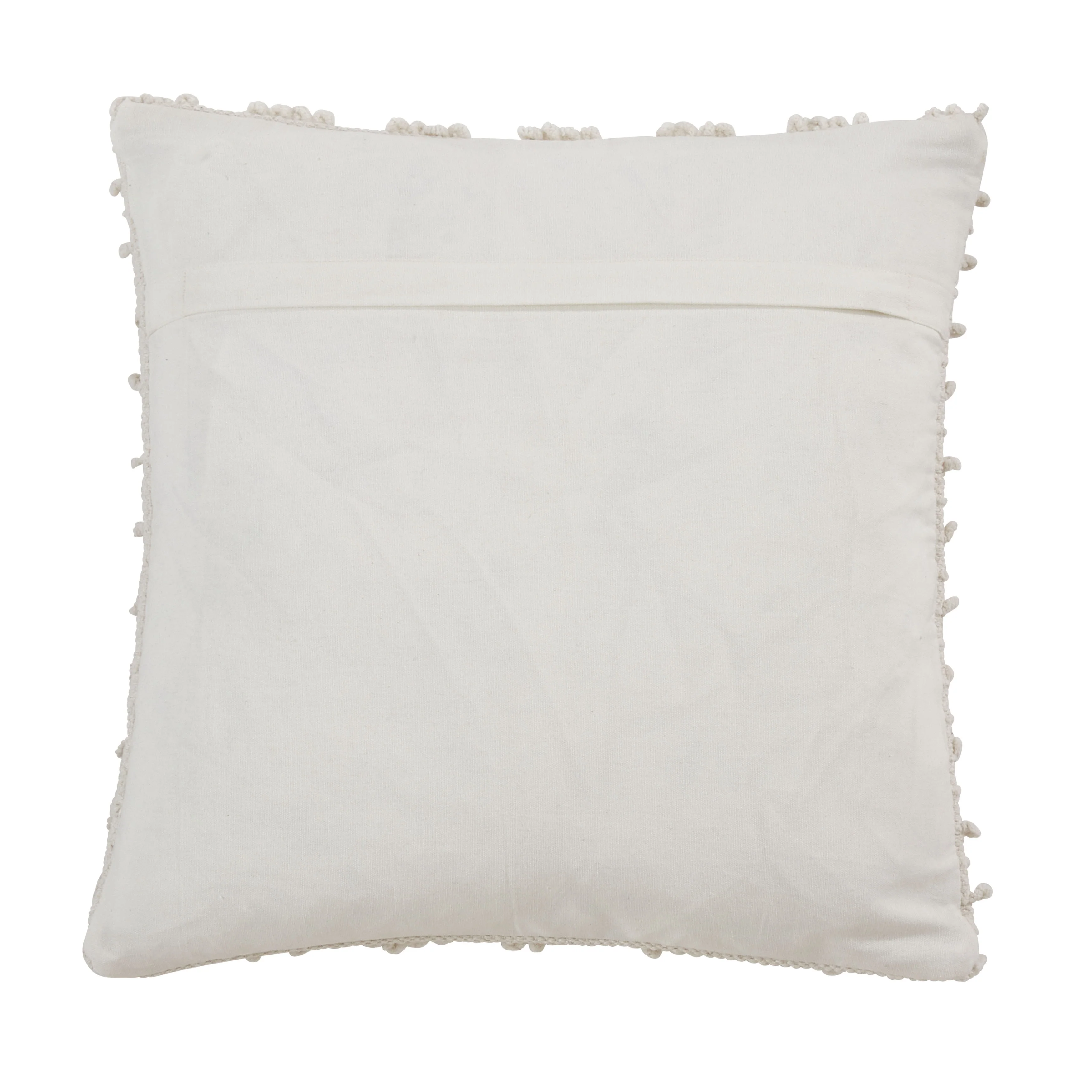 Nubby Design Down Filled Throw Pillow