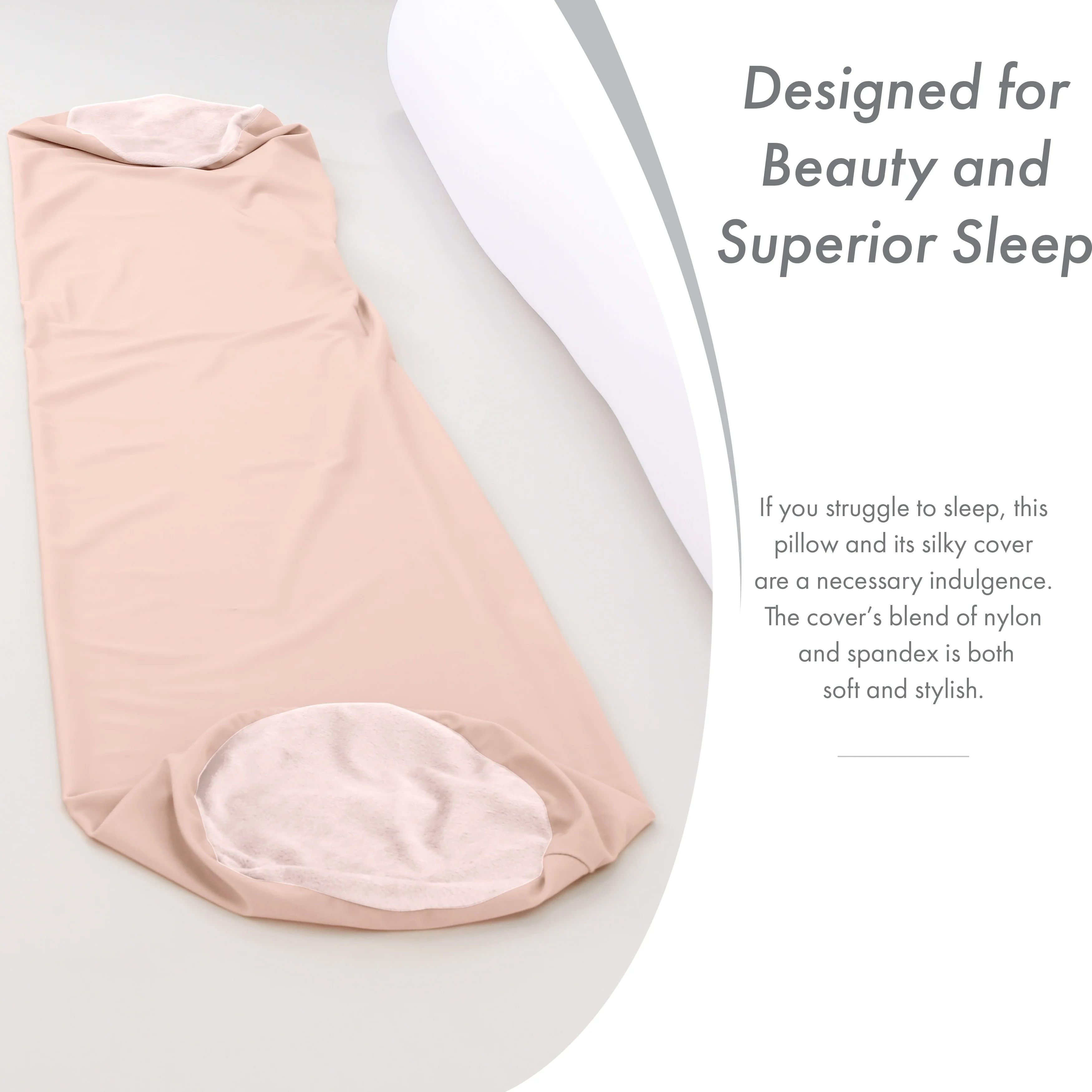 Straight Body Pillow, Premium Microbead,Side Sleeping / Pregnant Women