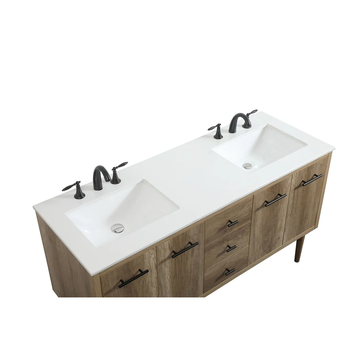 Fern 60 Inch Double Bathroom Vanity