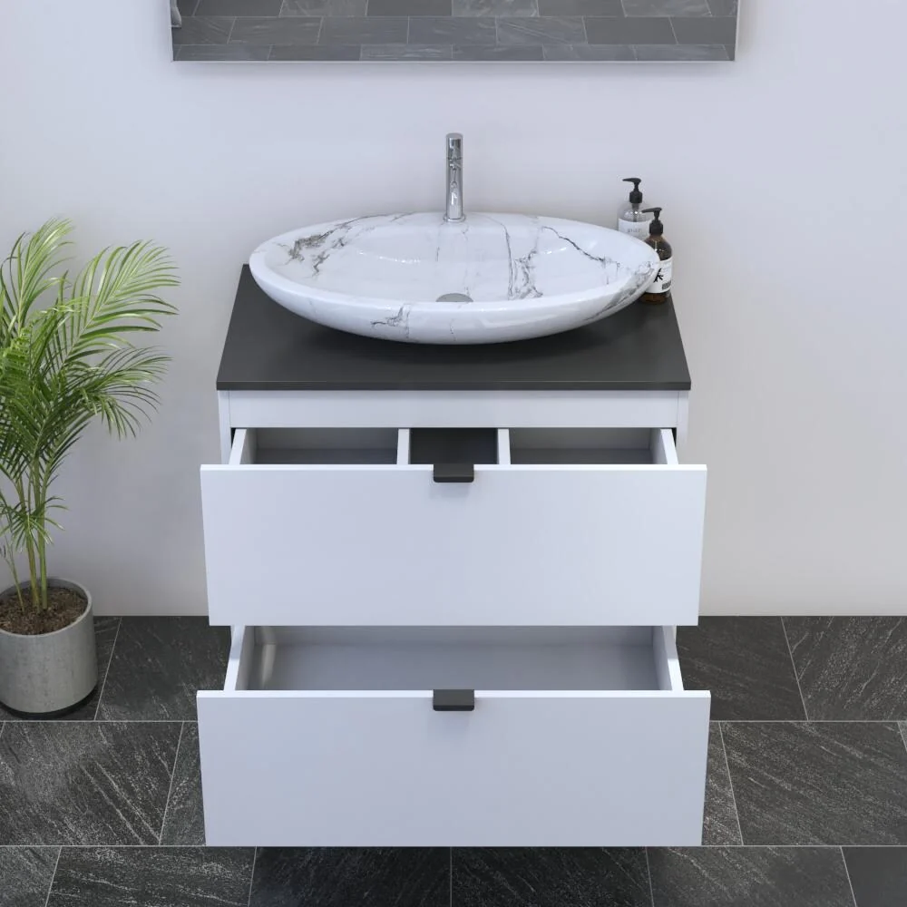 Ines 2S 80 Floating Bathroom Vanity (32