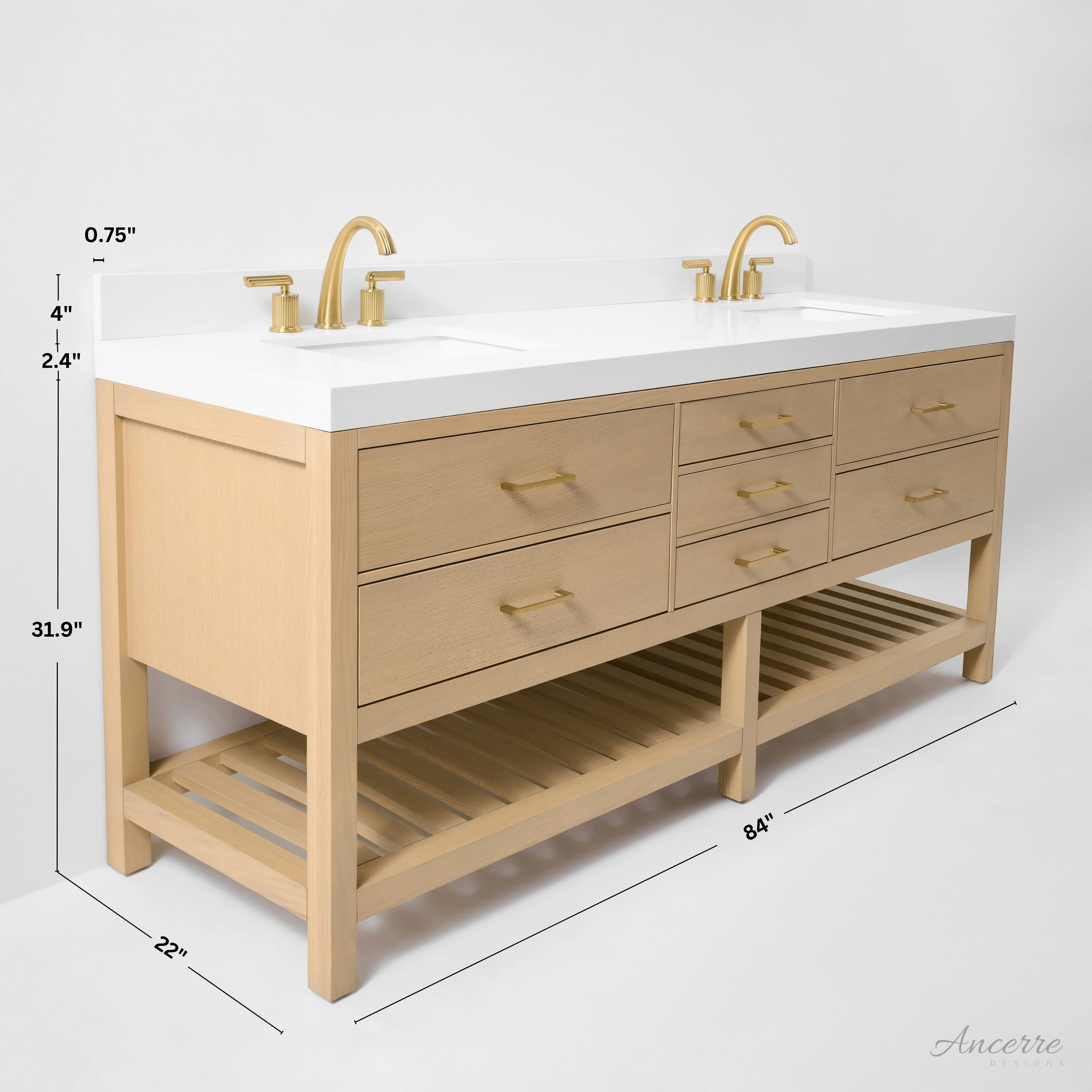 Ancerre Designs Elizabeth Bathroom Vanity Set