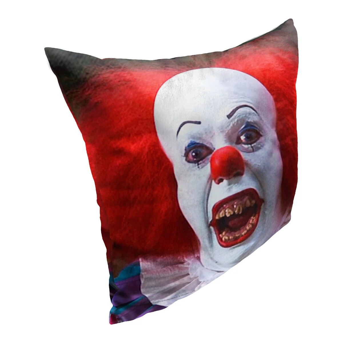 Warner Brothers It Miniseries Not So Friendly Clown 18 Inch Throw Pillow