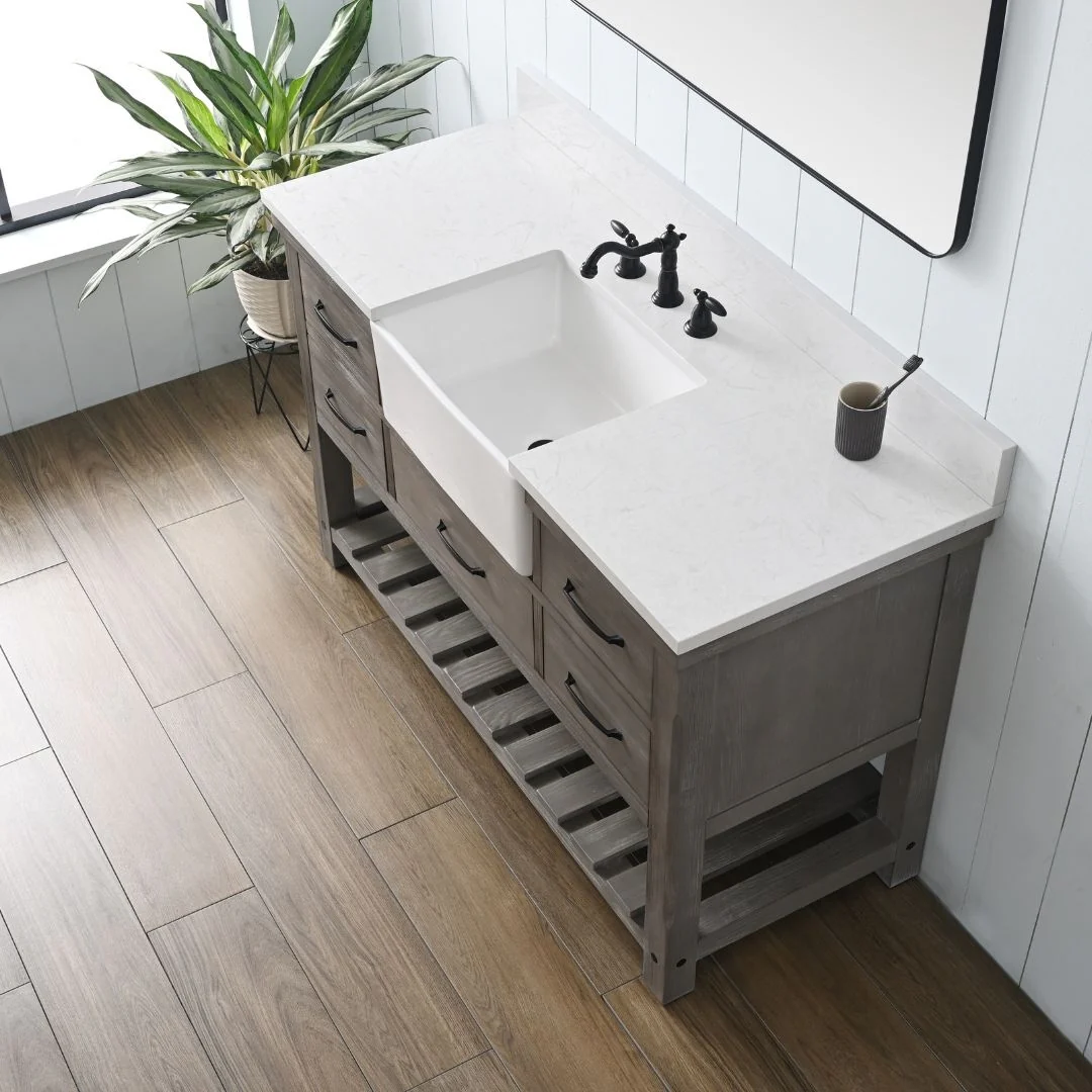 Sudio Design Bathroom Vanity Wesley Weathered Collection.