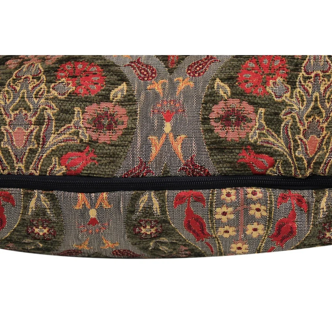 Boho Chic Peony Turkish Throw Pillow