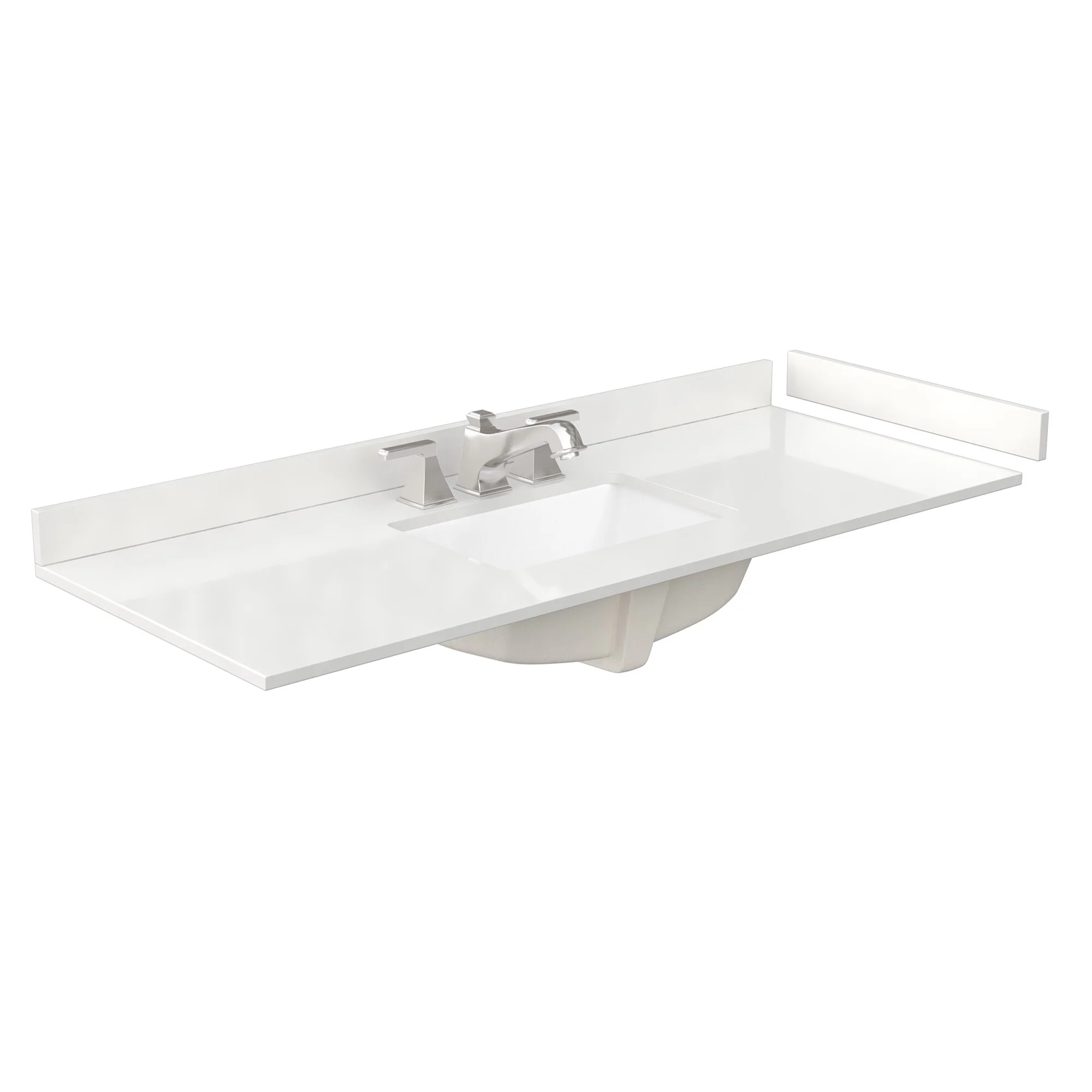 Miranda 54-inch Single Vanity, Quartz Top