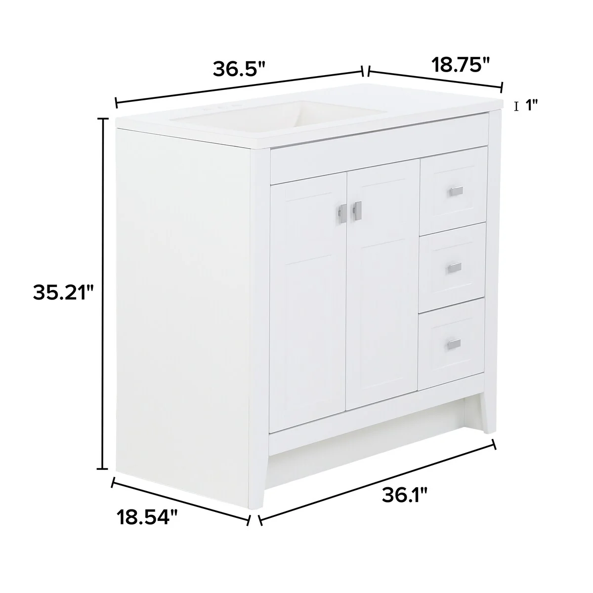 Spring Mill Cabinets Lonsdale 36.5