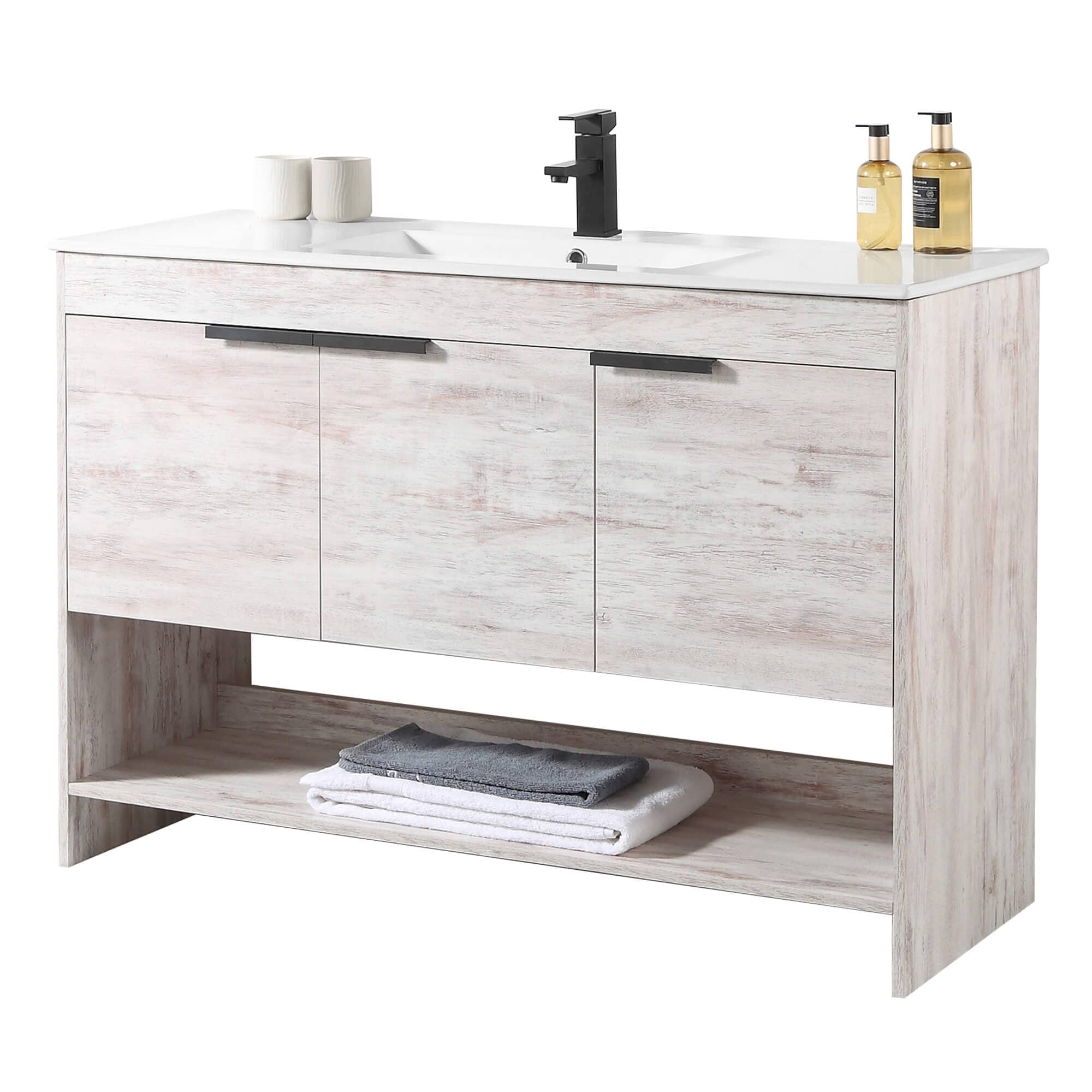 Fine Fixtures Phoenix Bathroom Vanity with Sink - Full Assembly Required
