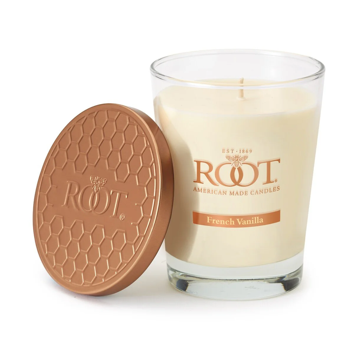 Root Candles French Vanilla 10.5 oz Large Veriglass Jar