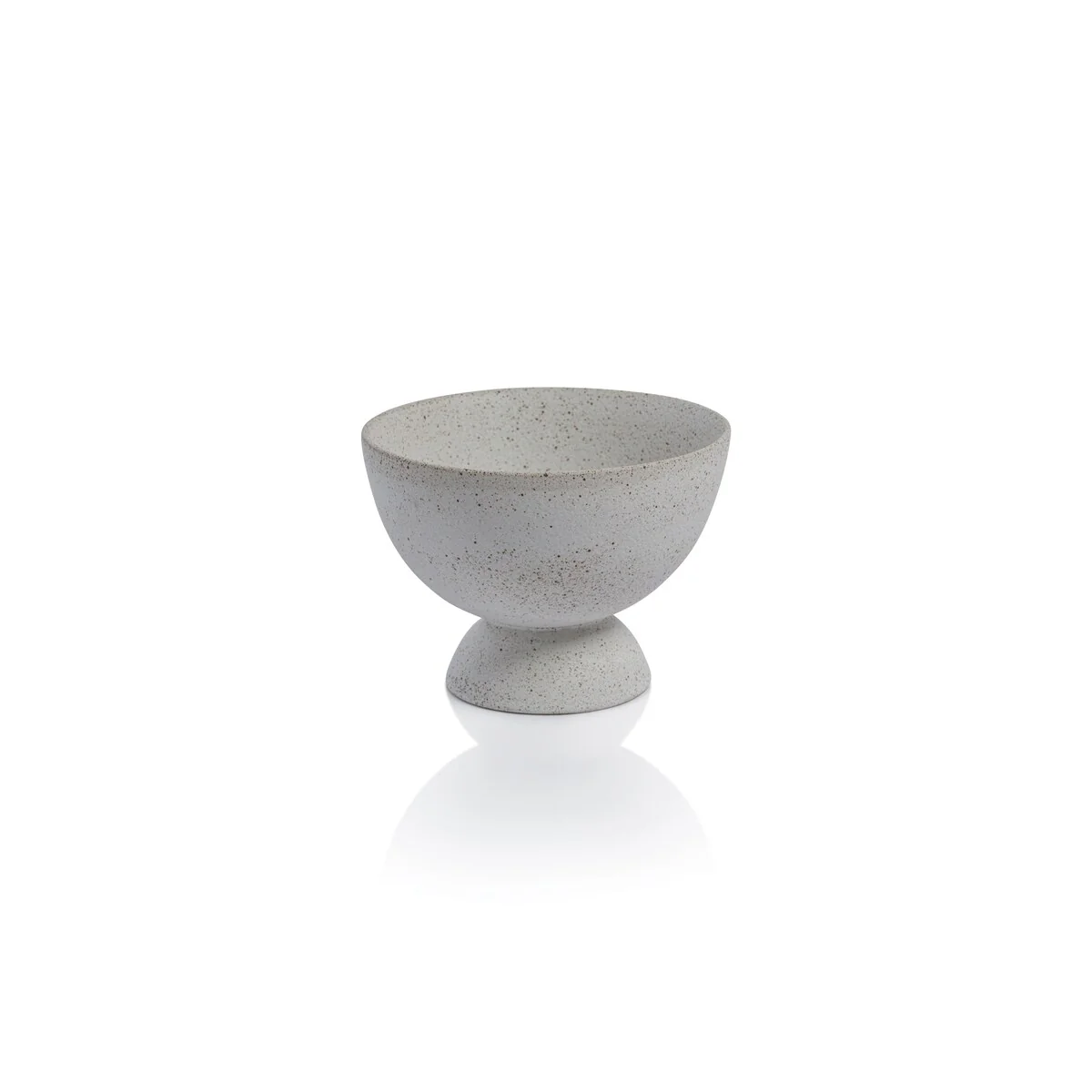 Carballo Textured Ceramic Footed Bowl