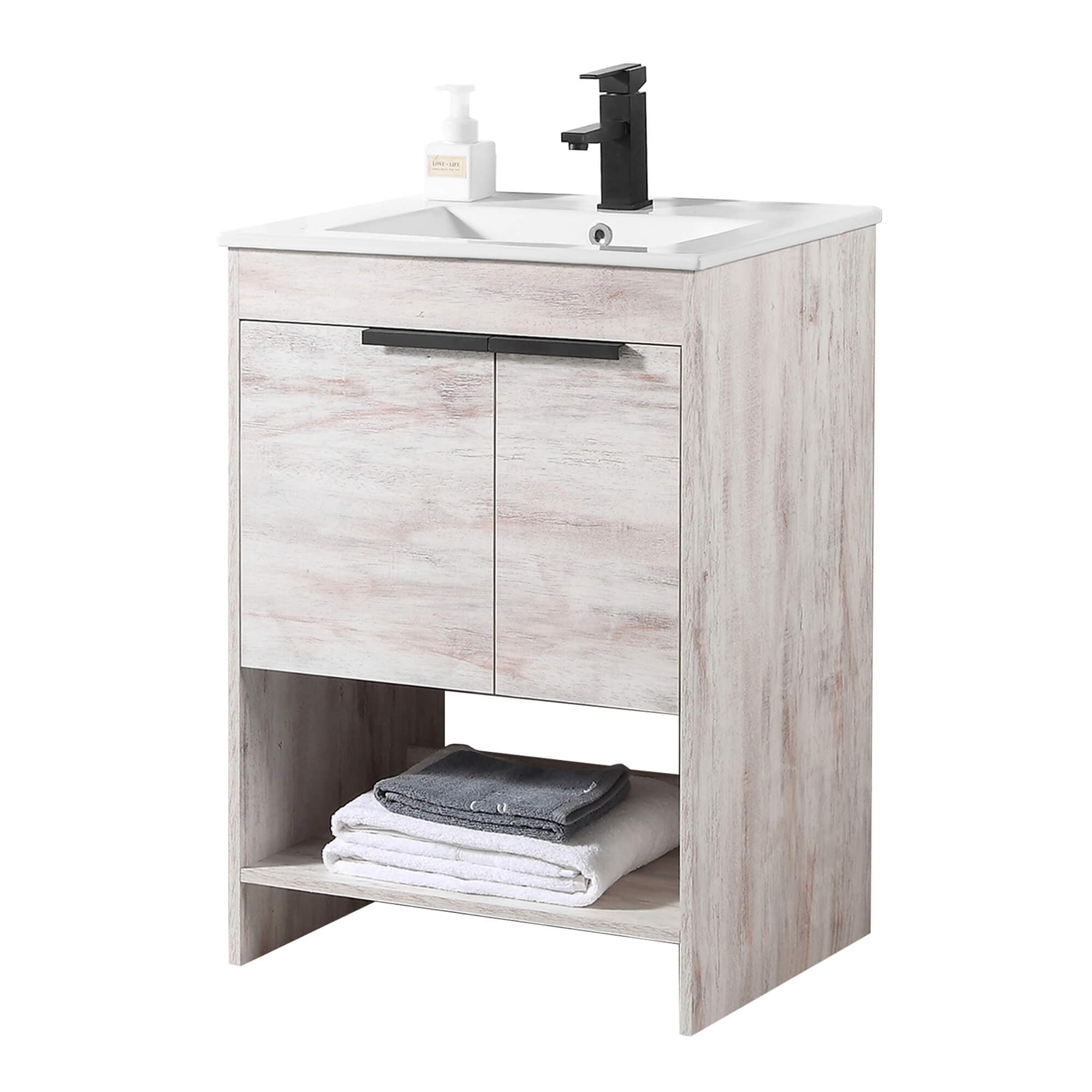 Fine Fixtures Phoenix Bathroom Vanity with Sink - Full Assembly Required