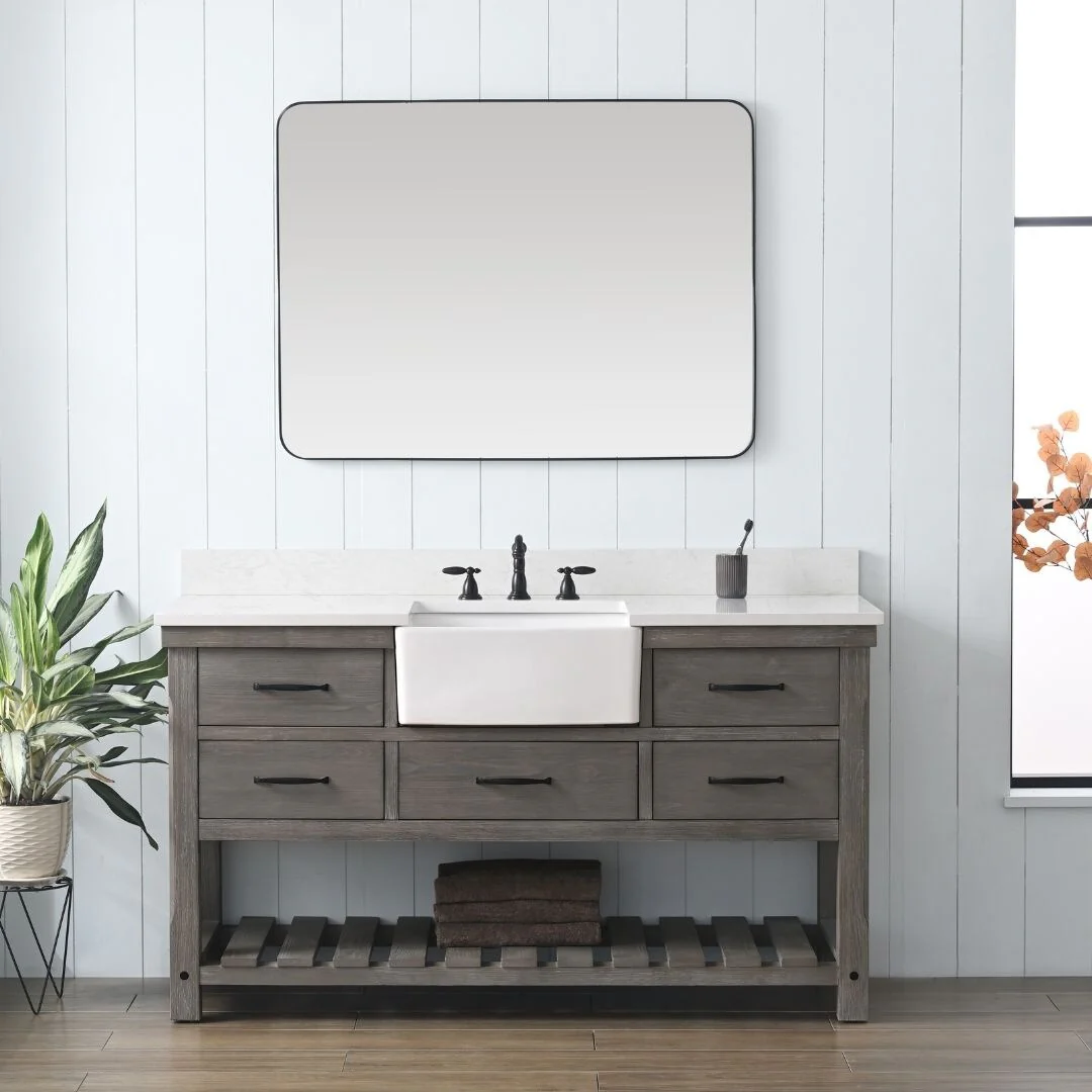 Sudio Design Bathroom Vanity Wesley Weathered Collection.