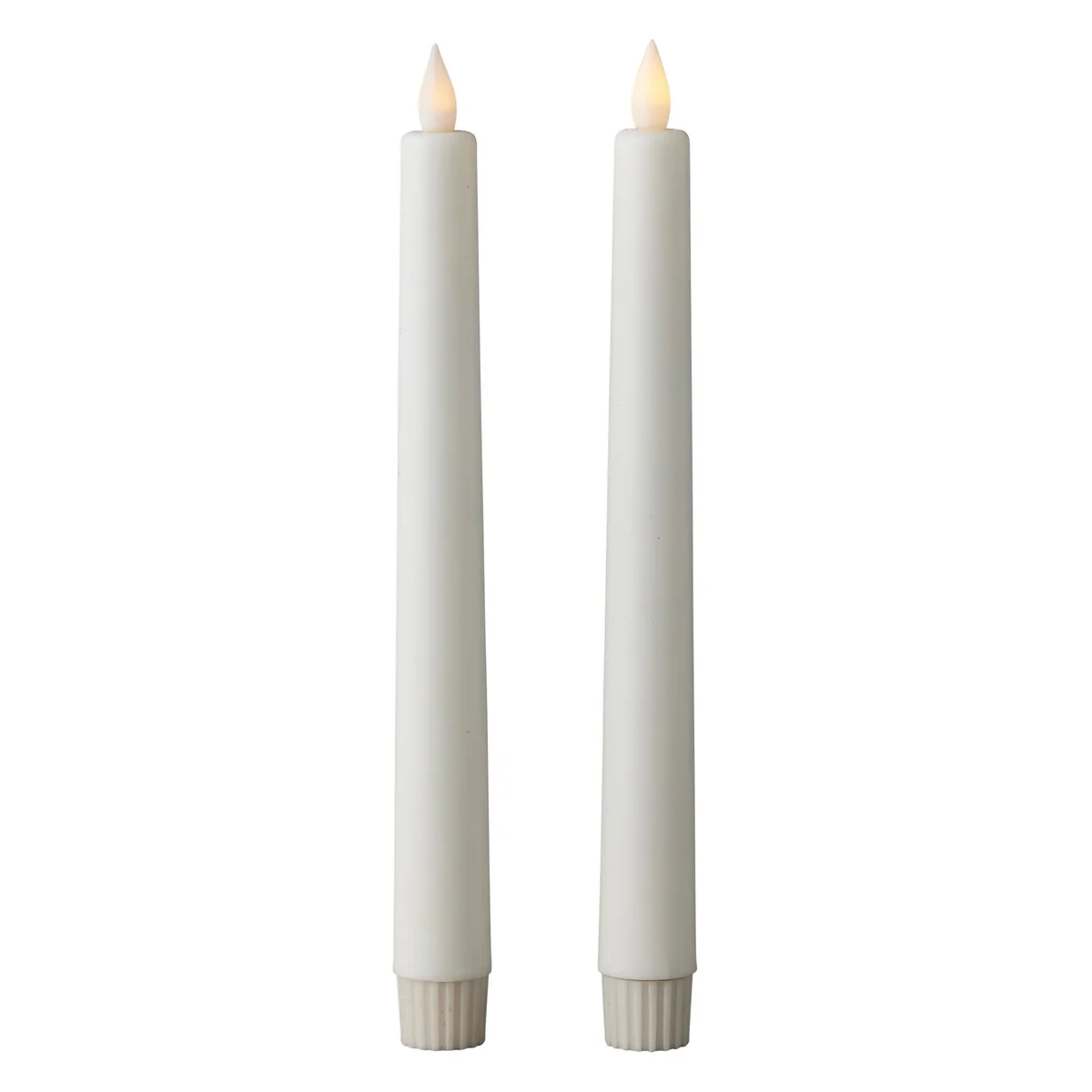 Classic Motion Flameless Taper Candle 1 x 9.75 White