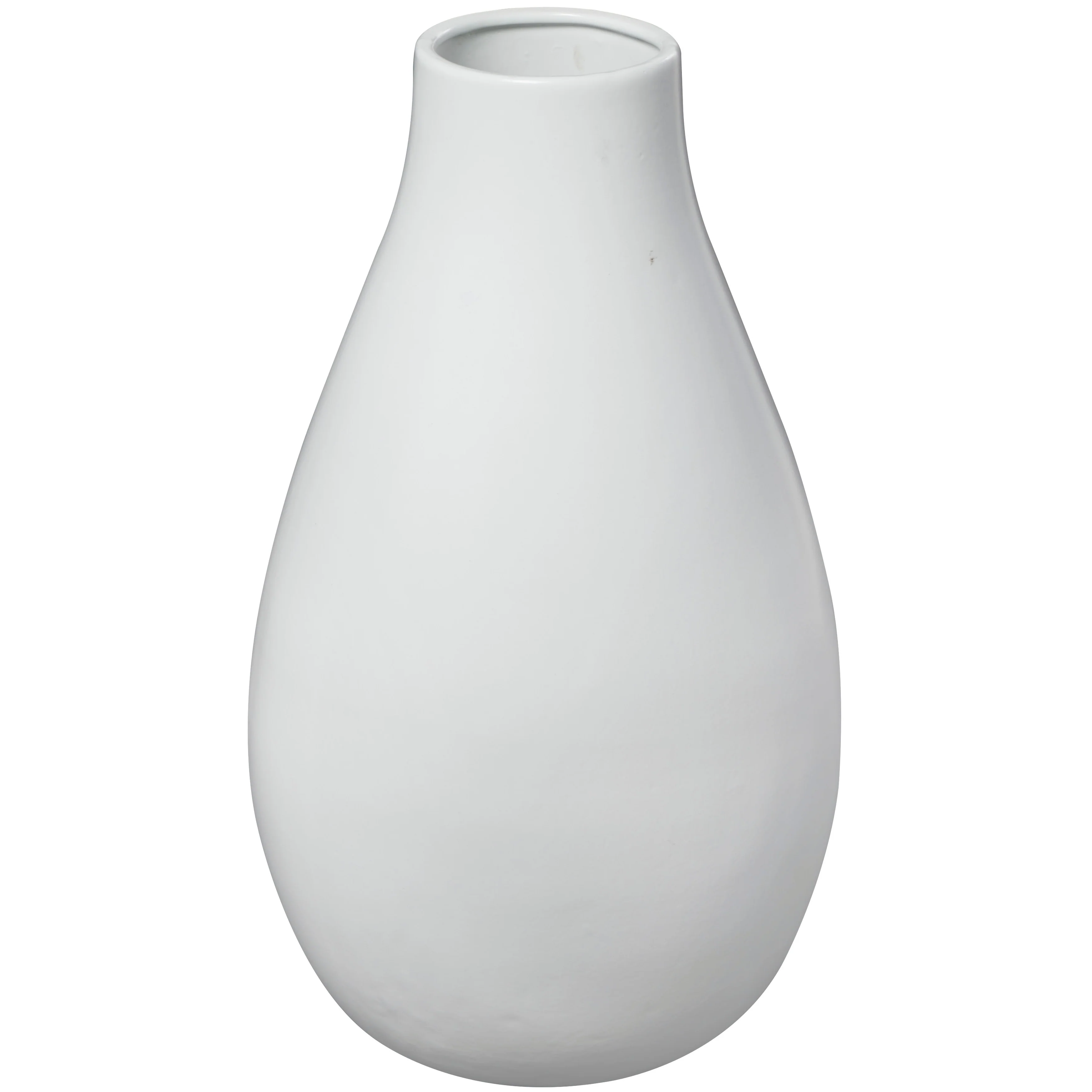 White Ceramic Decorative Vase - 12