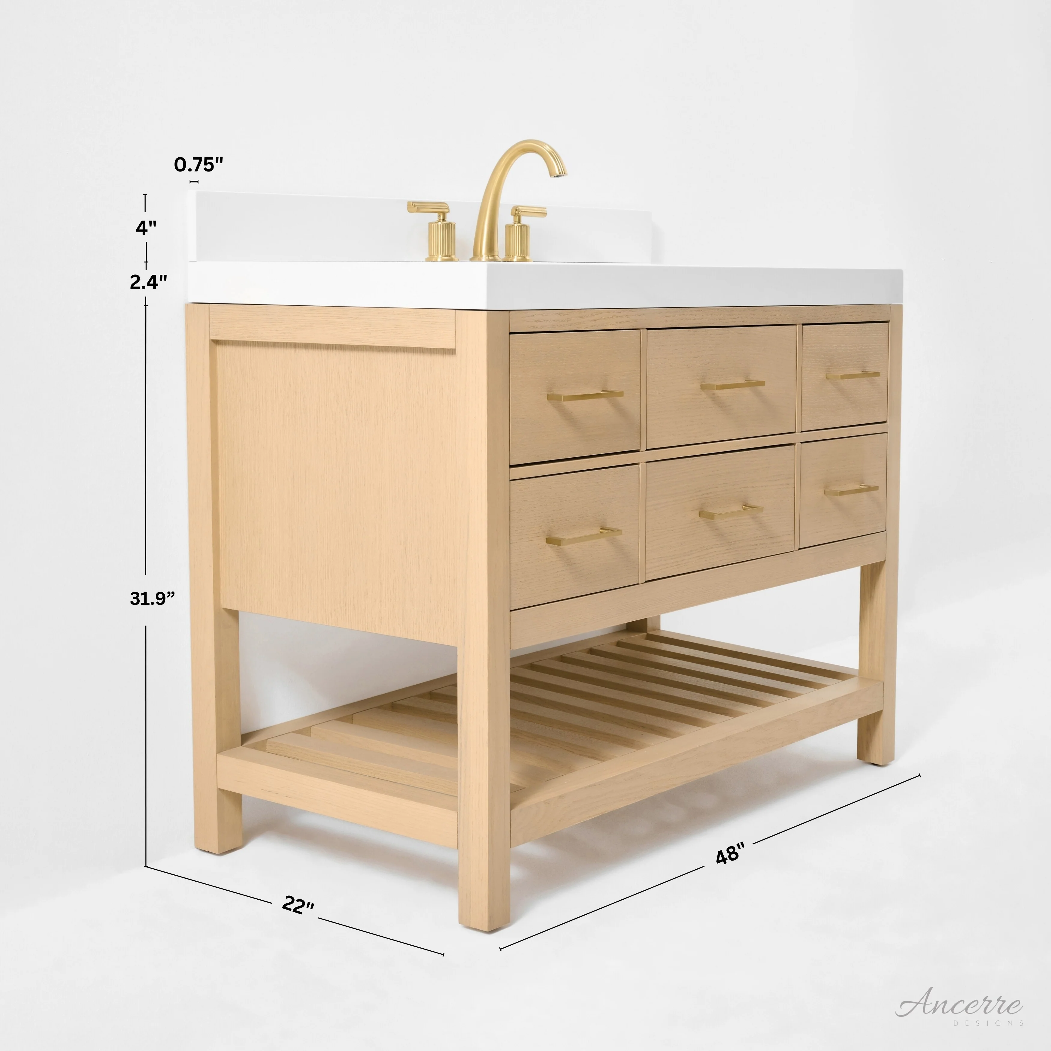 Ancerre Designs Elizabeth Bathroom Vanity Set