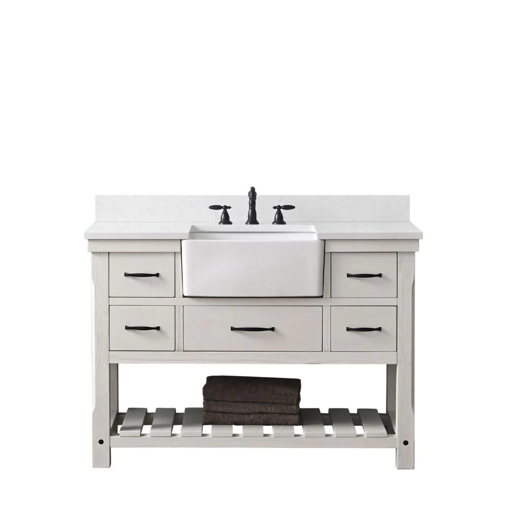 Sudio Design Bathroom Vanity Wesley Weathered Collection.