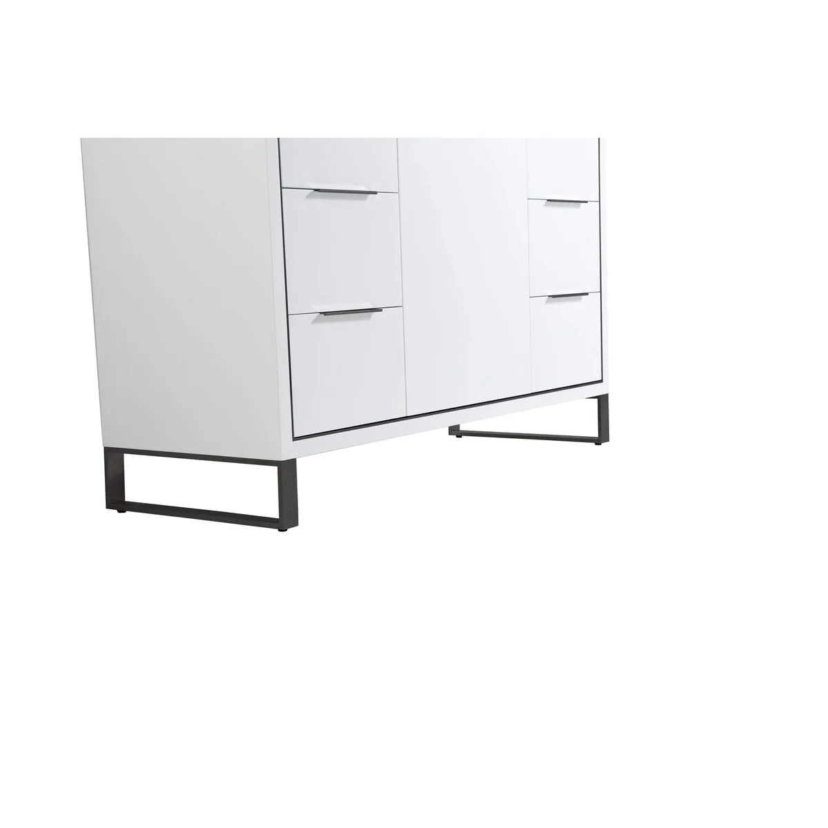 Fine Fixtures Opulence Collection Bathroom Vanity with White Ceramic Sink