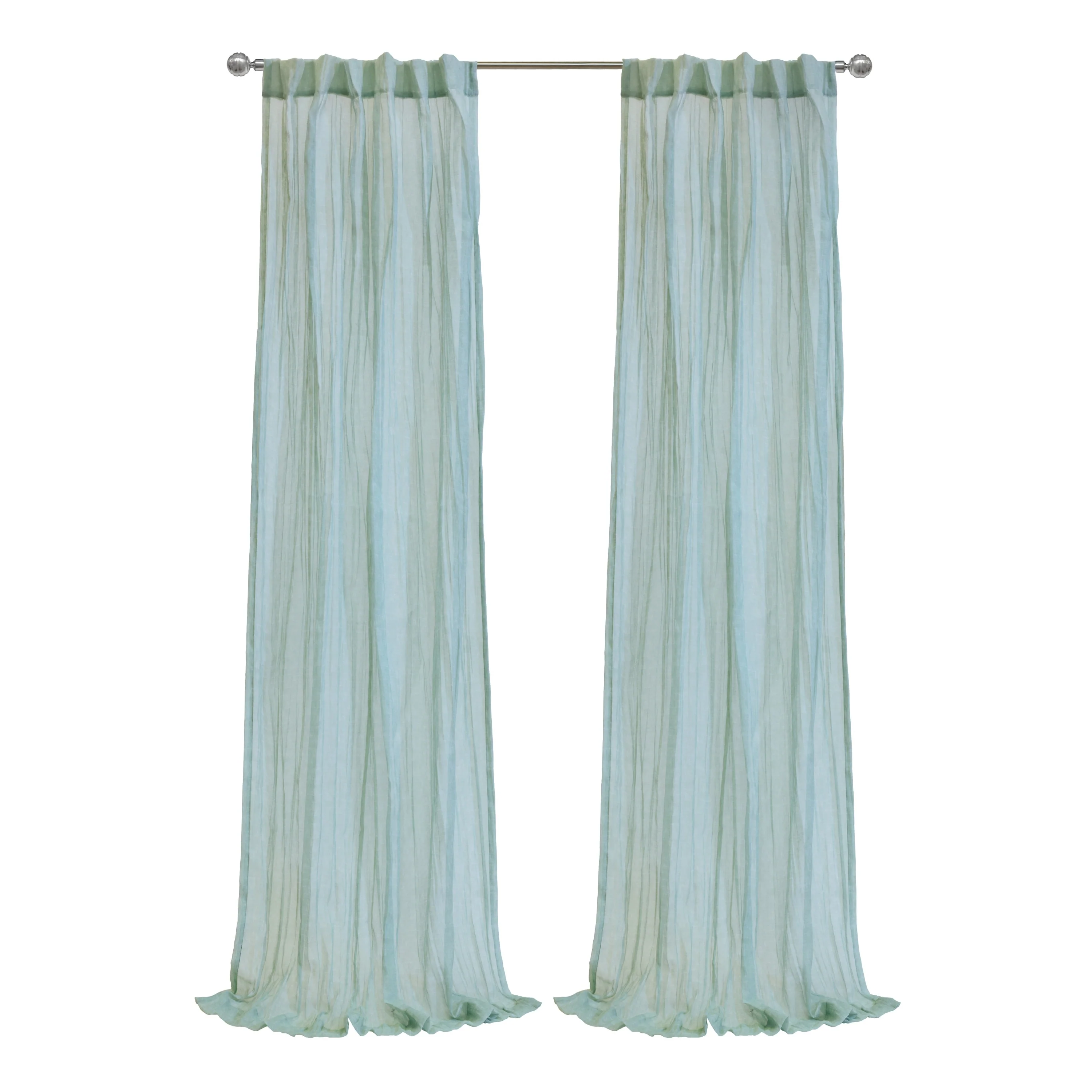 Paloma Sheer Dual Header Curtain Panel