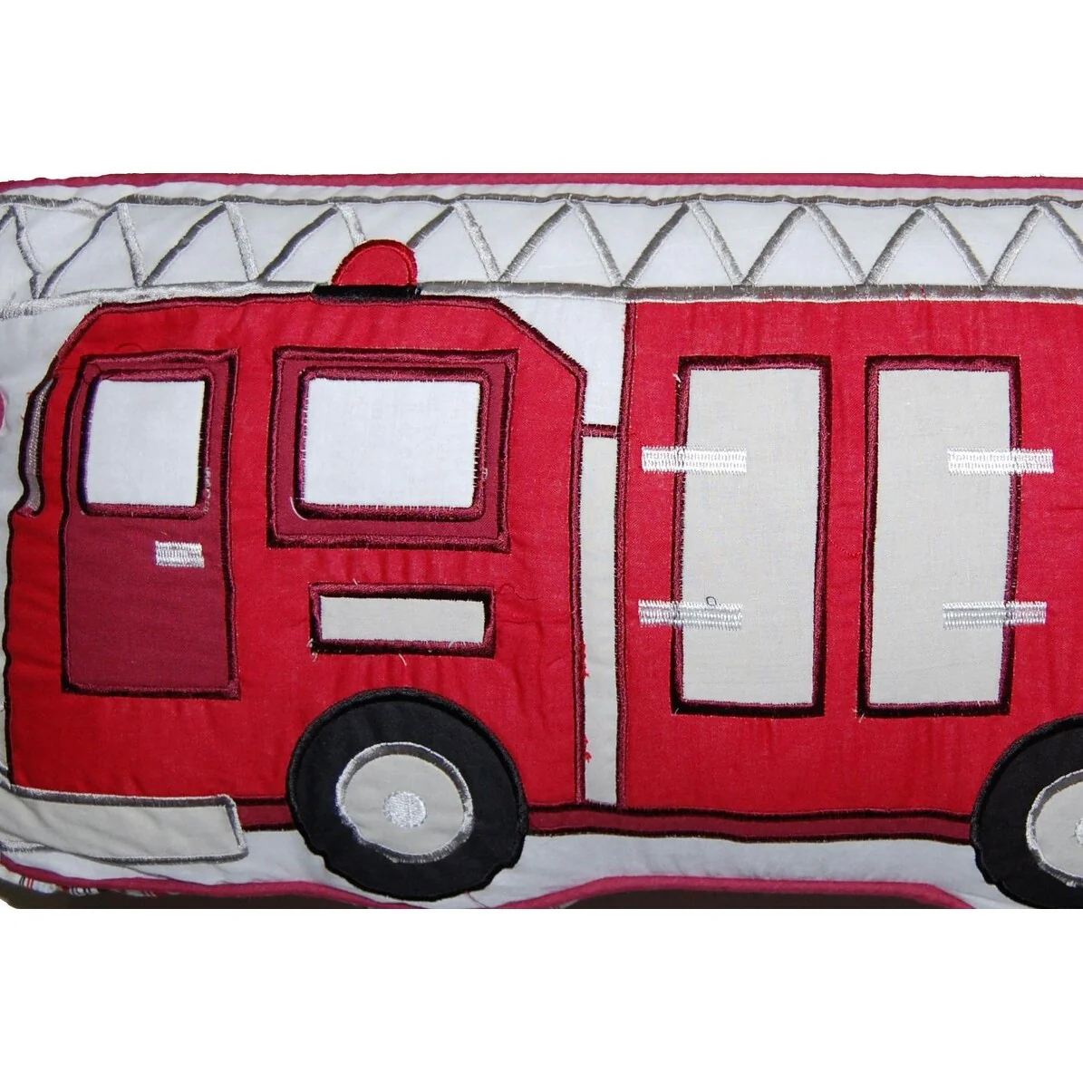 Red Fire Truck Decorative Throw Pillow