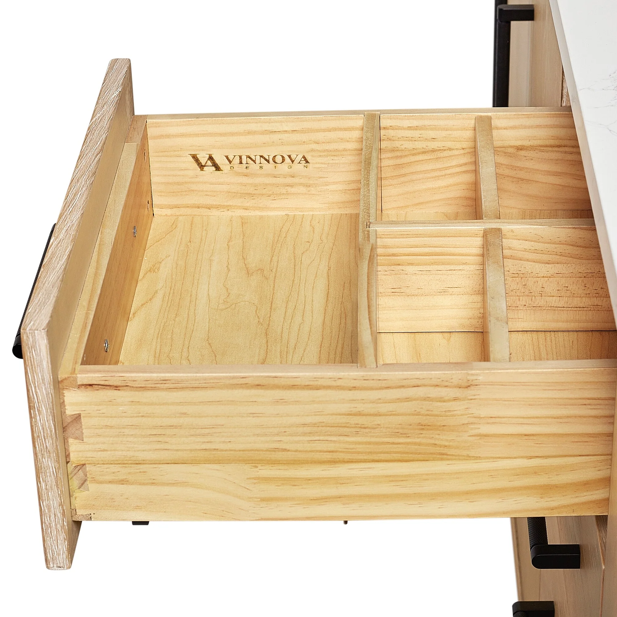 Gara Single Bath Vanity with Composite Stone Top and Mirror