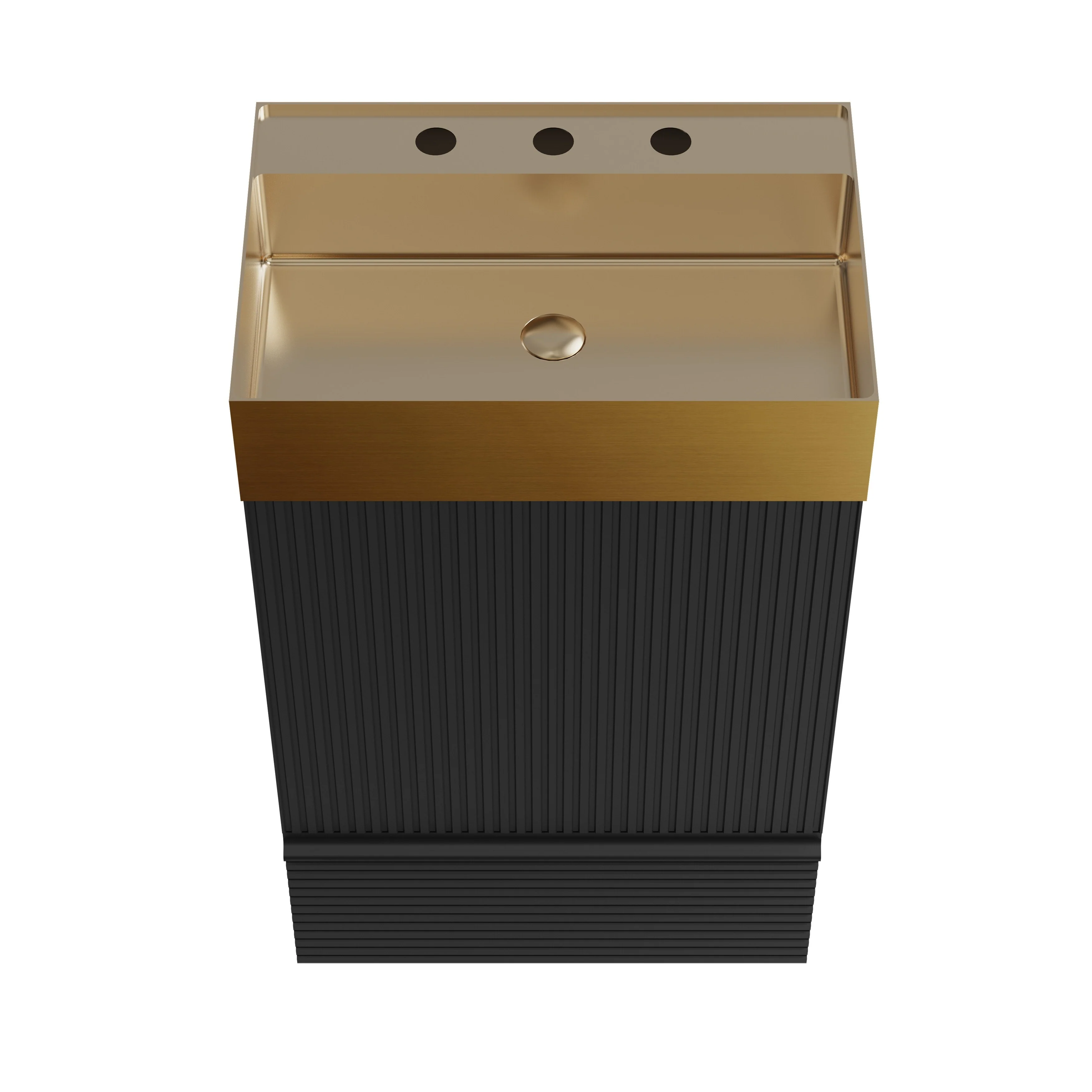 CITTANEO Gada Pro 20'' Modern Freestanding Bathroom Vanity with Sink and Integral Basin